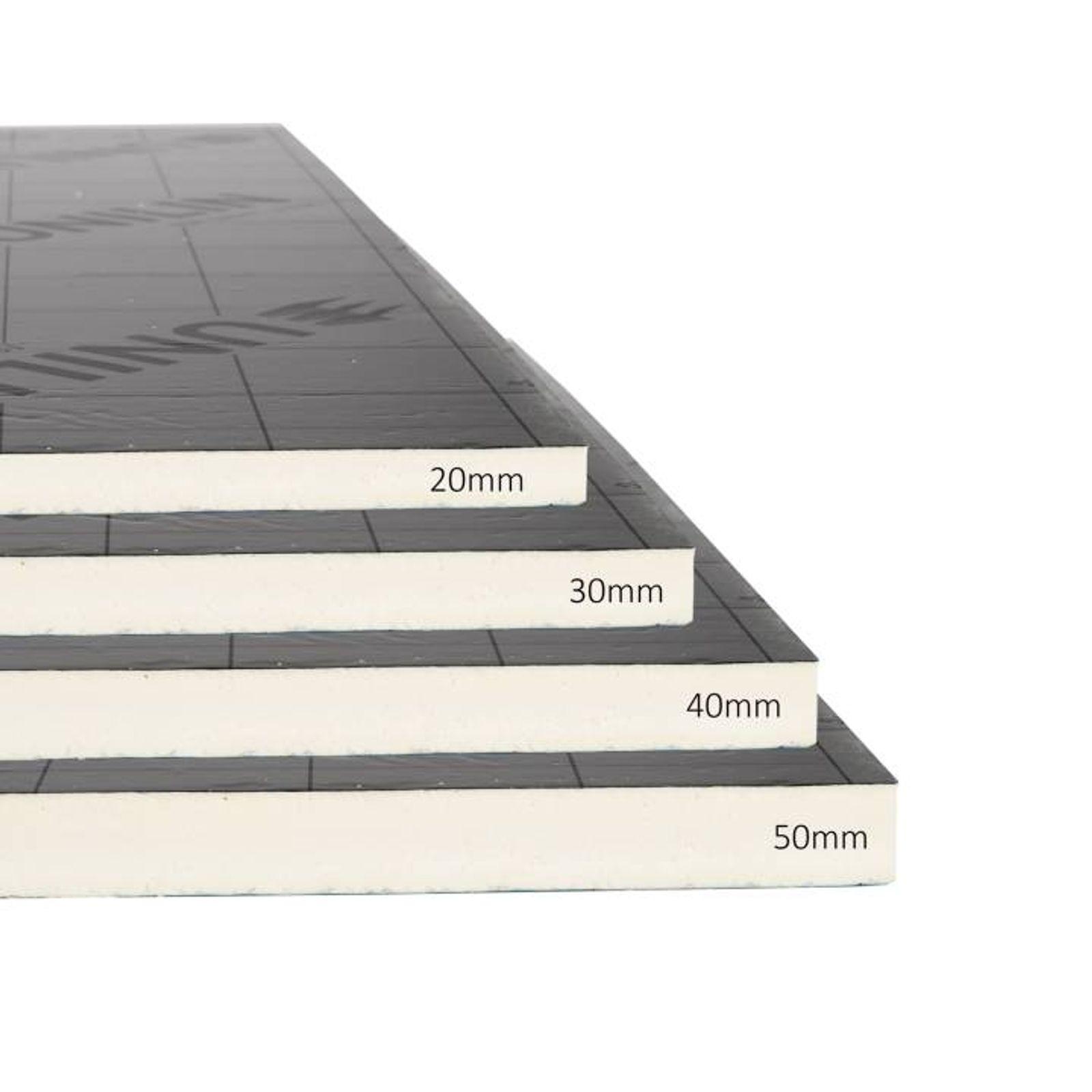 Zusatzdämmung 40 mm Polyurethan (PUR) WLS 023 (8,64 m²) – Bild 3 von 3