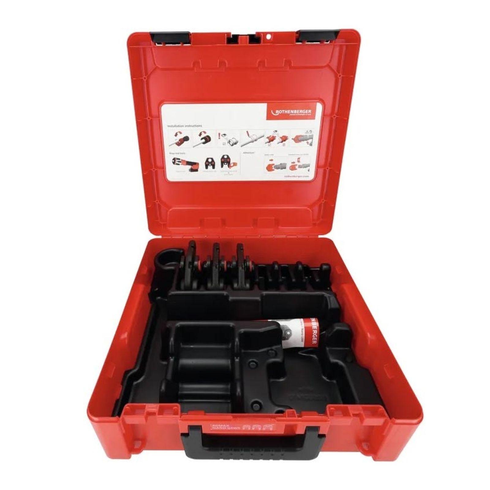 Rothenberger Pressbacken-Set ROMAX NANO iJAWs, SV, 15-22-28mm