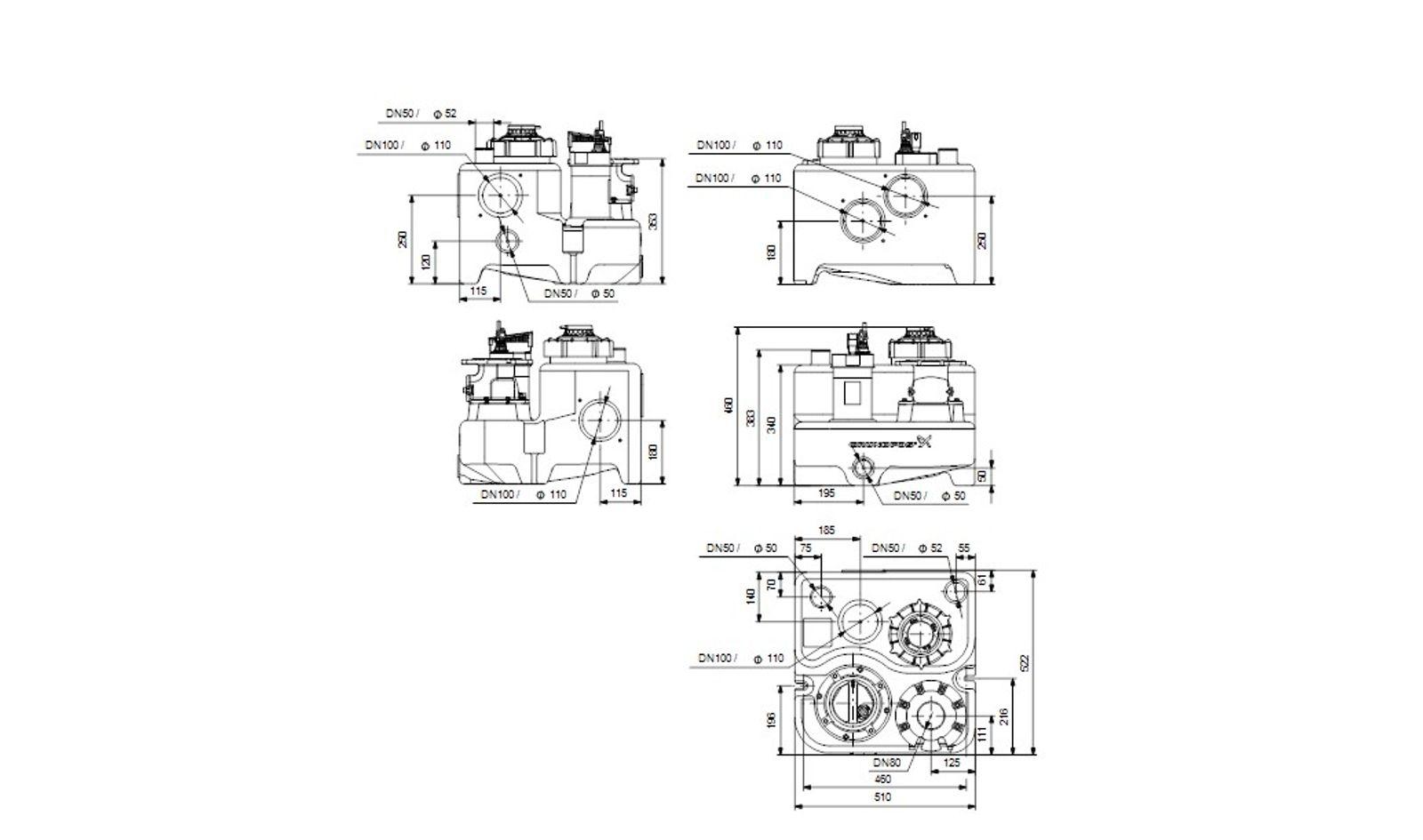 Grundfos MultiLift MSS 11.1.2 Hebeanlage – Bild 2 von 2