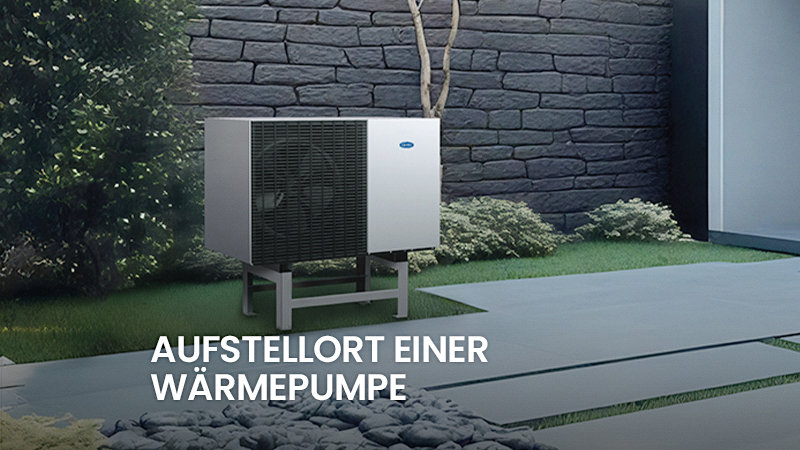 Aufstellort einer Wärmepumpe