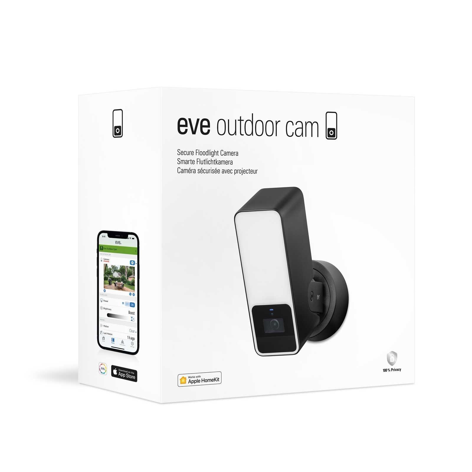 Eve Outdoor Cam - Smarte Flutlichtkamera in schwarz – Bild 6 von 16