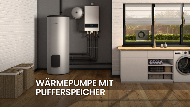Wärmepumpe mit Pufferspeicher