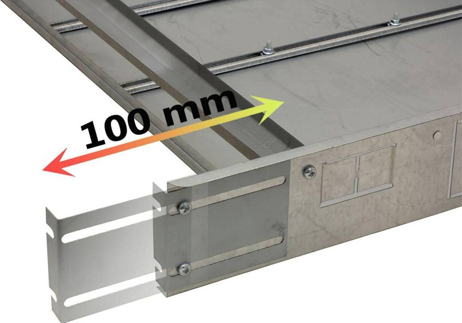 Verteilerschrank zur Selbstmontage Unterputz, für Heizkreisverteiler mit max. 10 Heizkreisen UP-S4 – Bild 2 von 4