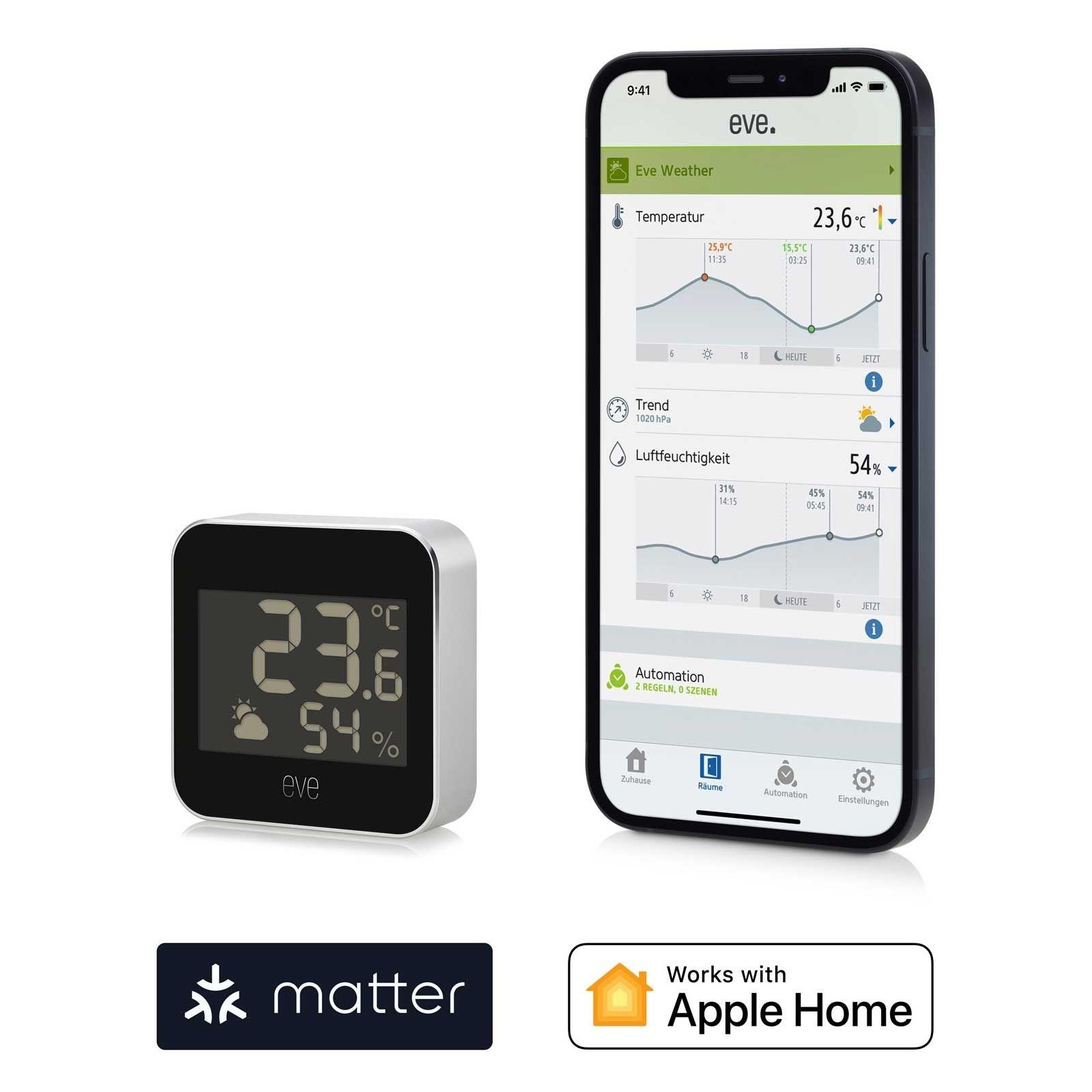 Eve Weather - Smarte Wetterstation (Matter) – Bild 6 von 15