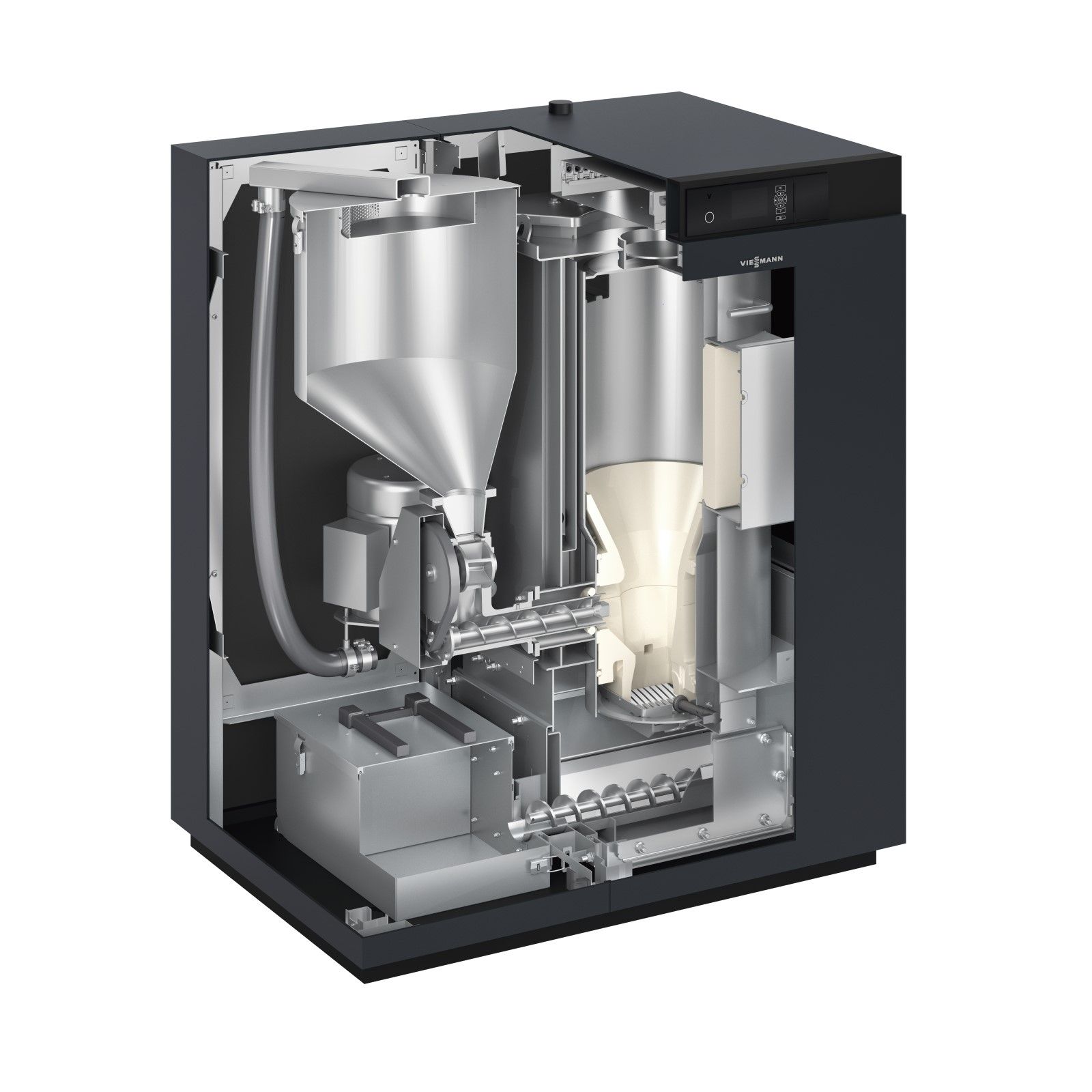 Viessmann Vitoligno 300-C 18 kW Pelletkessel mit Saugsystem – Bild 3 von 4