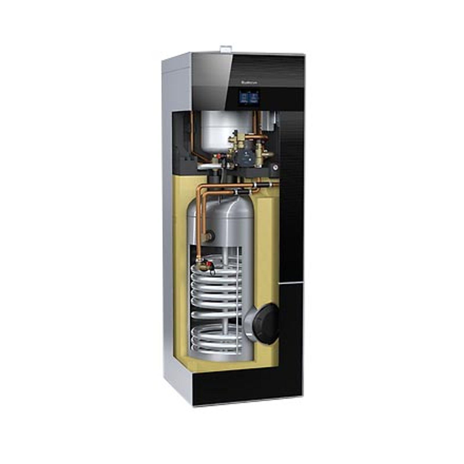 Buderus Luft-Wasser-Wärmepumpe Logaplus M WLW186i-4 AR T180 schwarz
