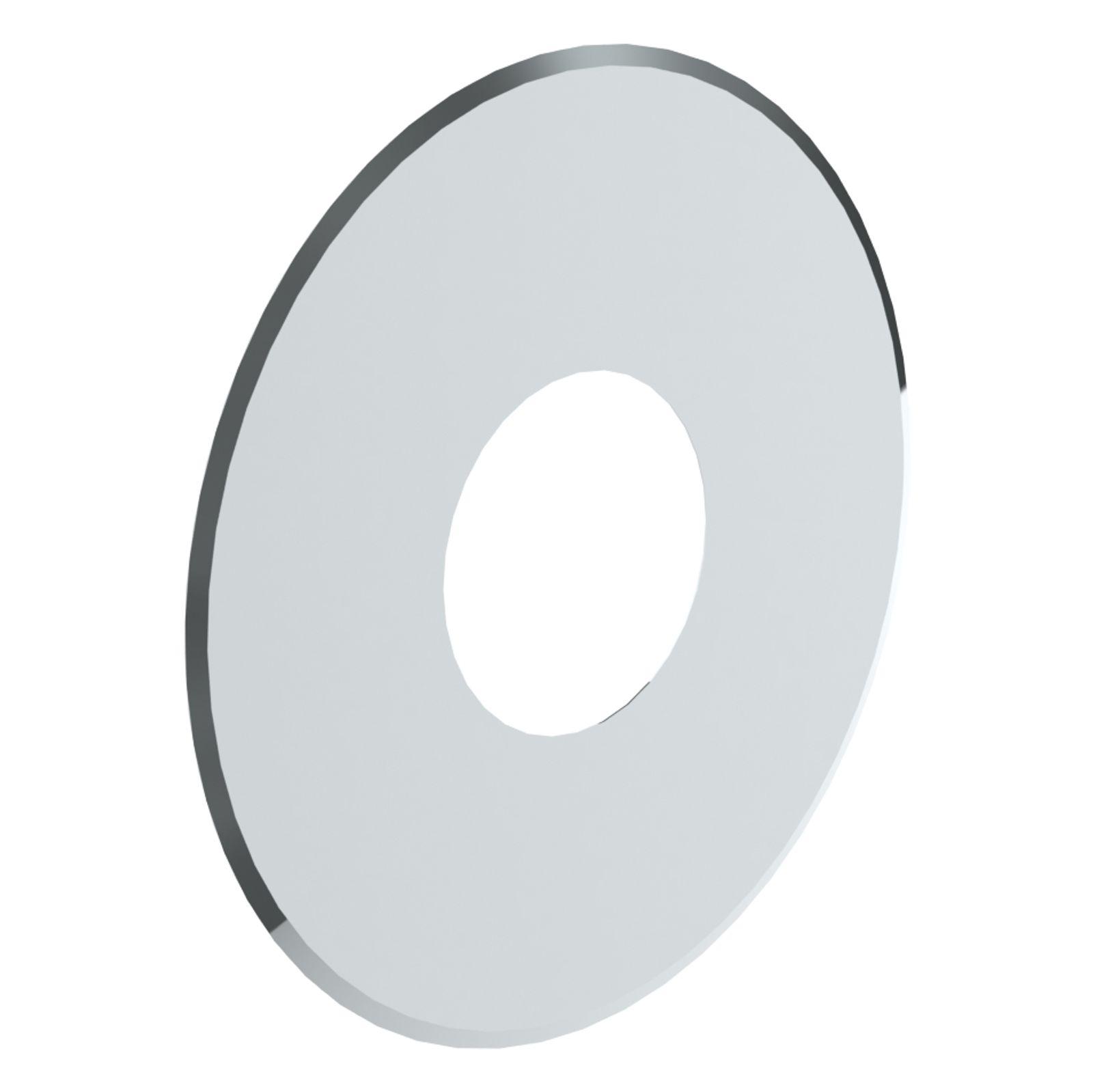 Jeremias PELLET-LINE Wandrosette 80 mm (geschlossen) Edelstahl unlackiert Ø 80 mm