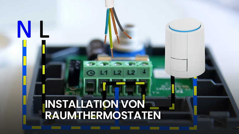 Installation von Raumthermostaten