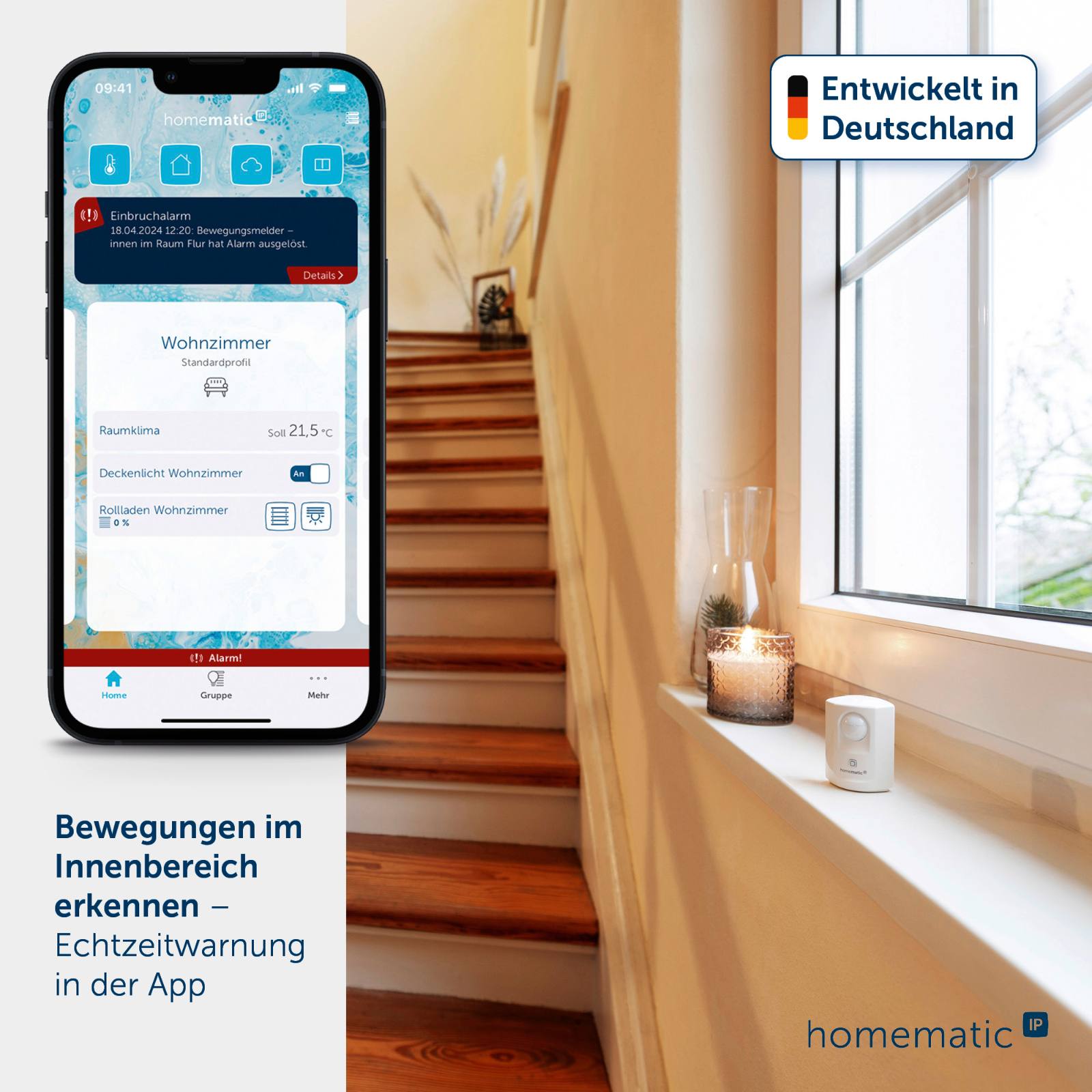 Homematic IP Smart Home Bewegungsmelder mit Dämmerungssensor - innen HmIP-SMI – Bild 14 von 17