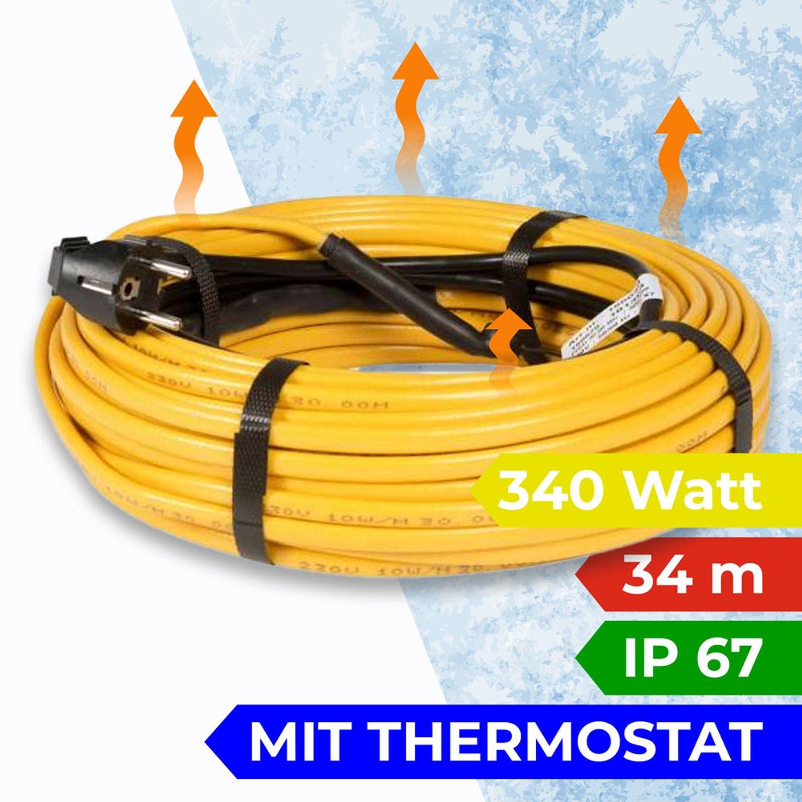 Rohrbegleitheizung Frostschutz-Heizleitung 34 m 340 Watt – Bild 4 von 4