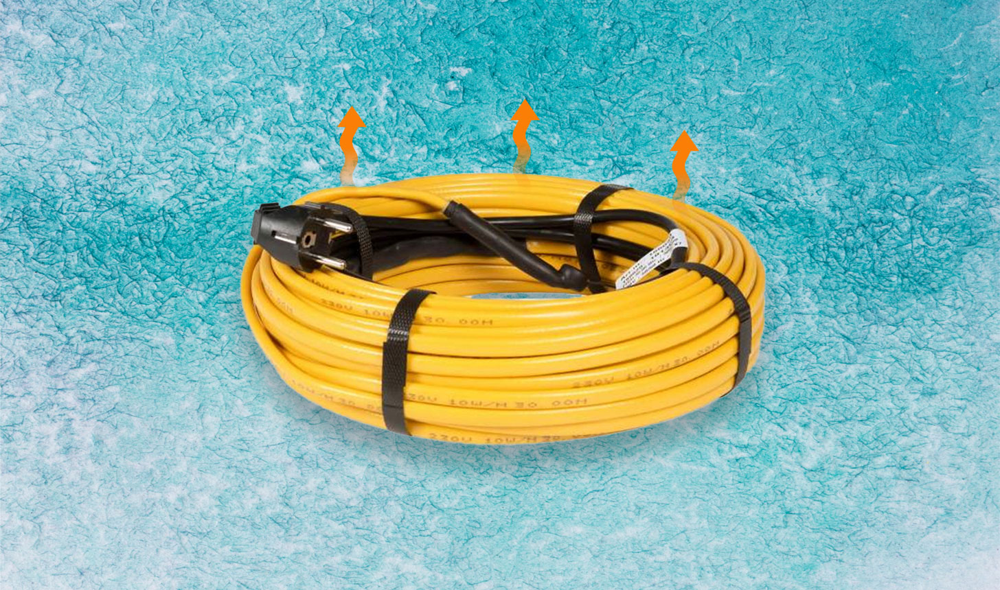 Aufgerollte Kabel