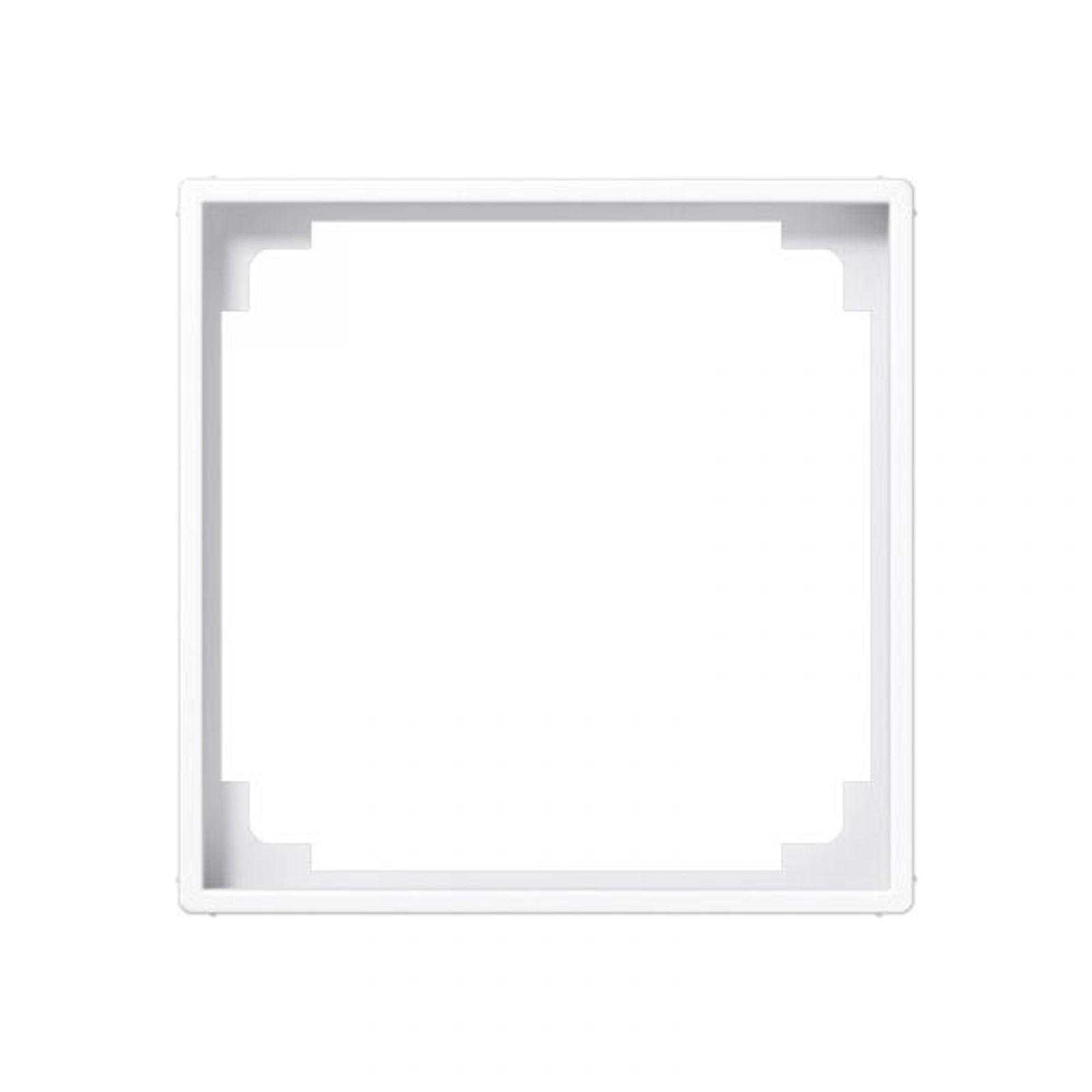 Jung Zwischenrahmen alpinweiß 55x55mm A 590 Z WW
