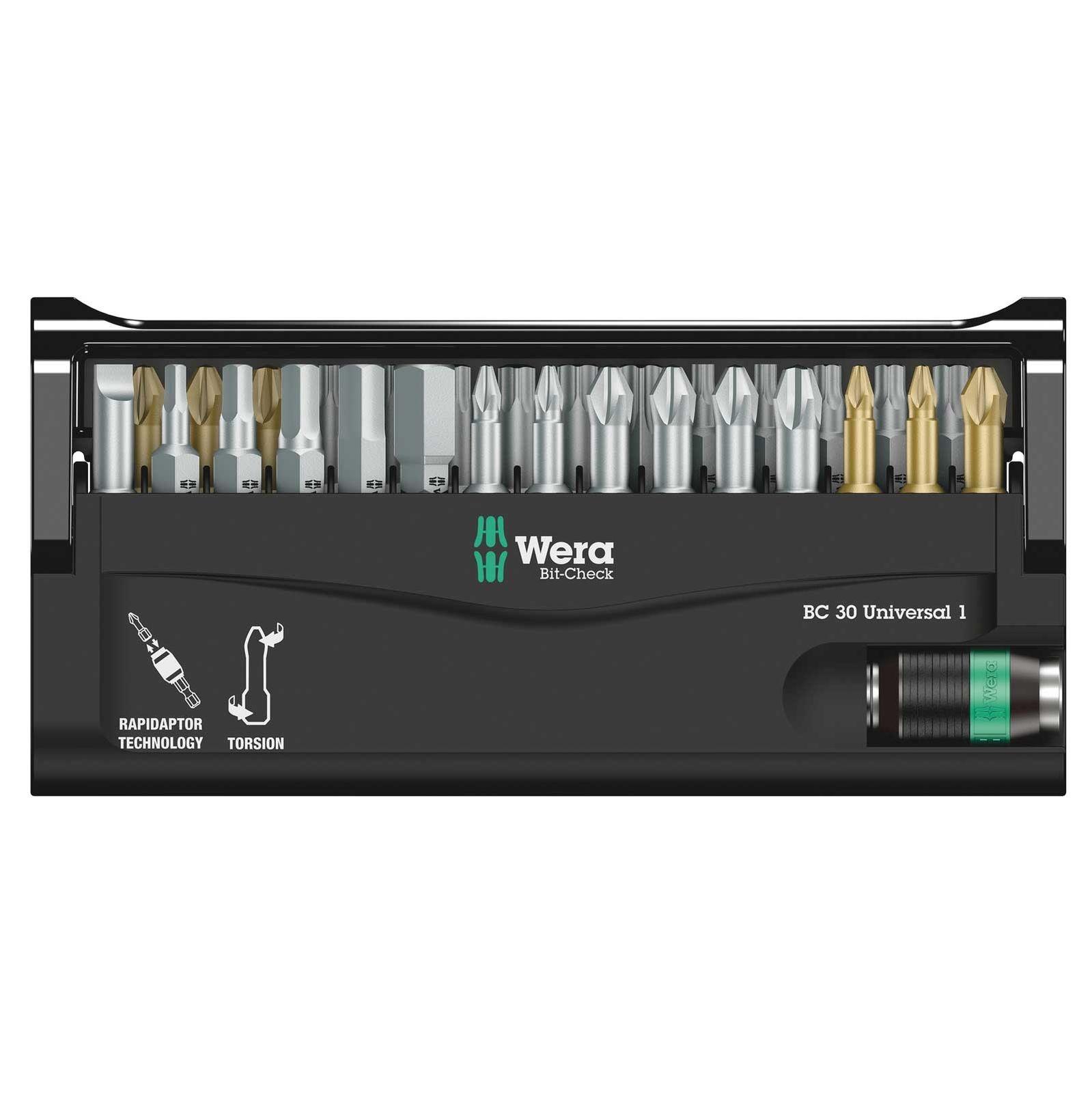 Wera Bit-Check 30 Universal 1, 30?teilig