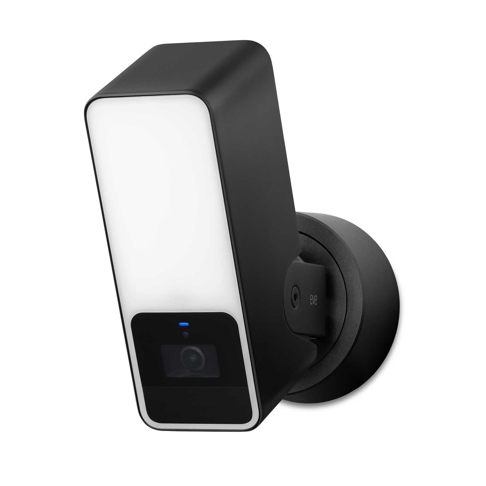 Eve Outdoor Cam - Smarte Flutlichtkamera in schwarz