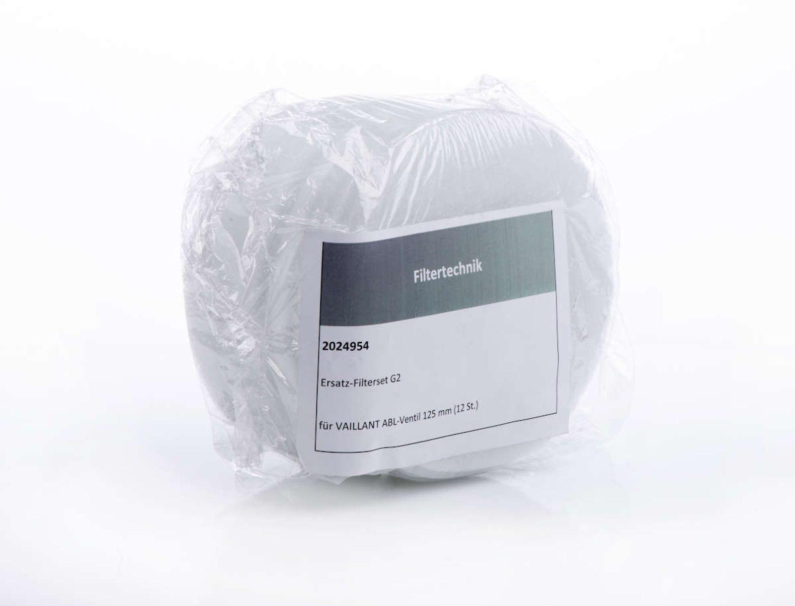 AERIVA Ersatzfilter Filterset G2 für Vaillant ABL Ventil 125 mm 12 Stück – Bild 2 von 4