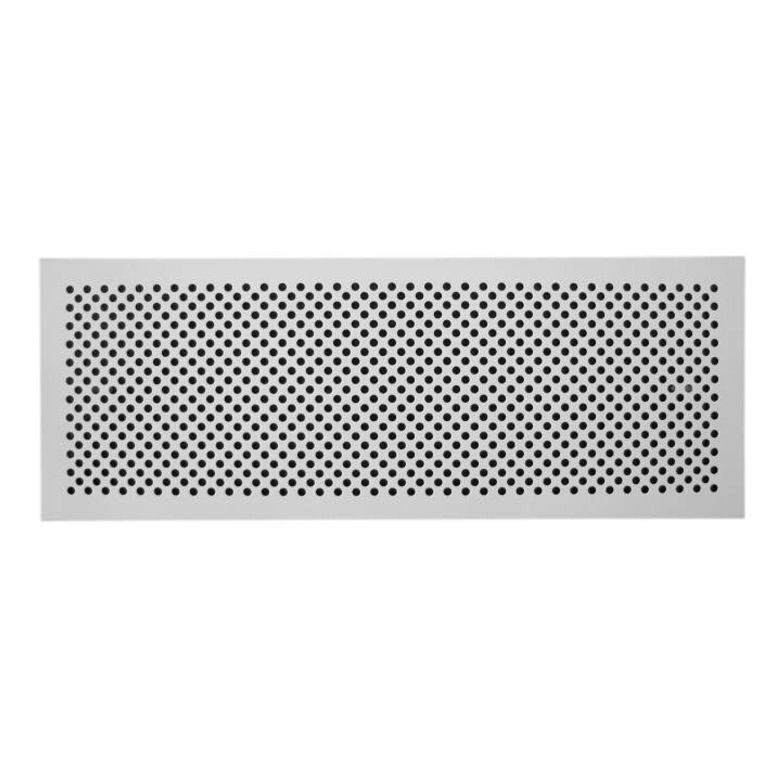Zehnder Designgitter CLD breit Pisa Edelstahl 430 x 160 mm