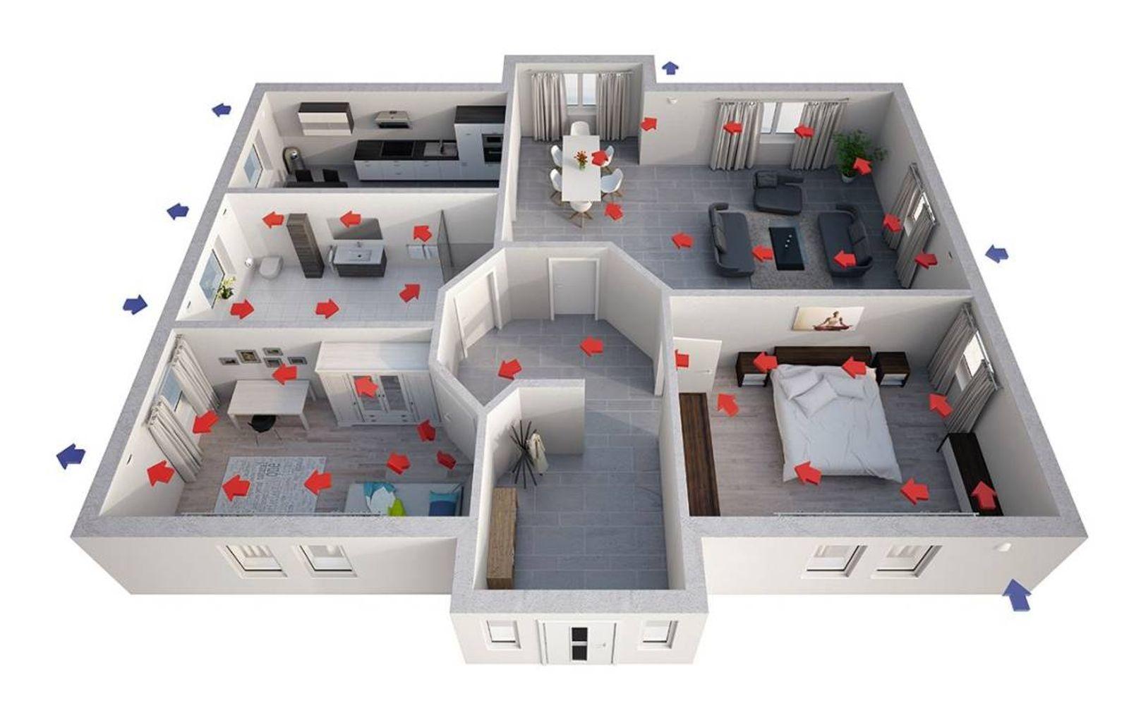 Viessmann Vitovent 100-D dezentrales Lüftungsgerät, Typ H00E A45
