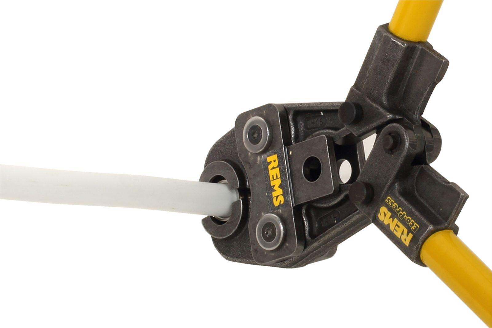 Rohrinstallation REMS Fitting - Manuelle Pressmaschine Set mit Pressbacken TH – Bild 3 von 6