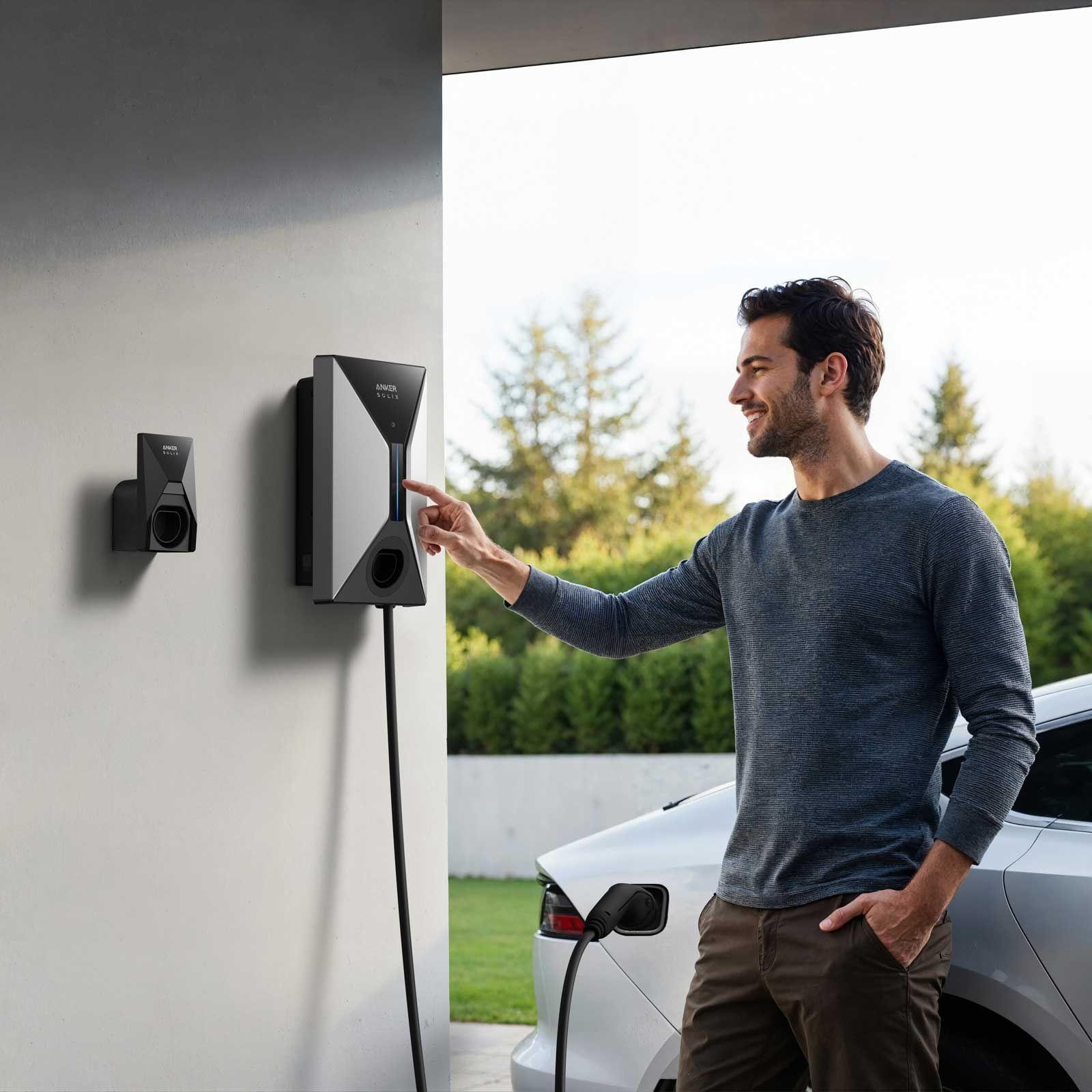 Anker SOLIX V1 Wallbox - Smartes EV-Ladegerät 11 kW Kabel-Version – Bild 8 von 10