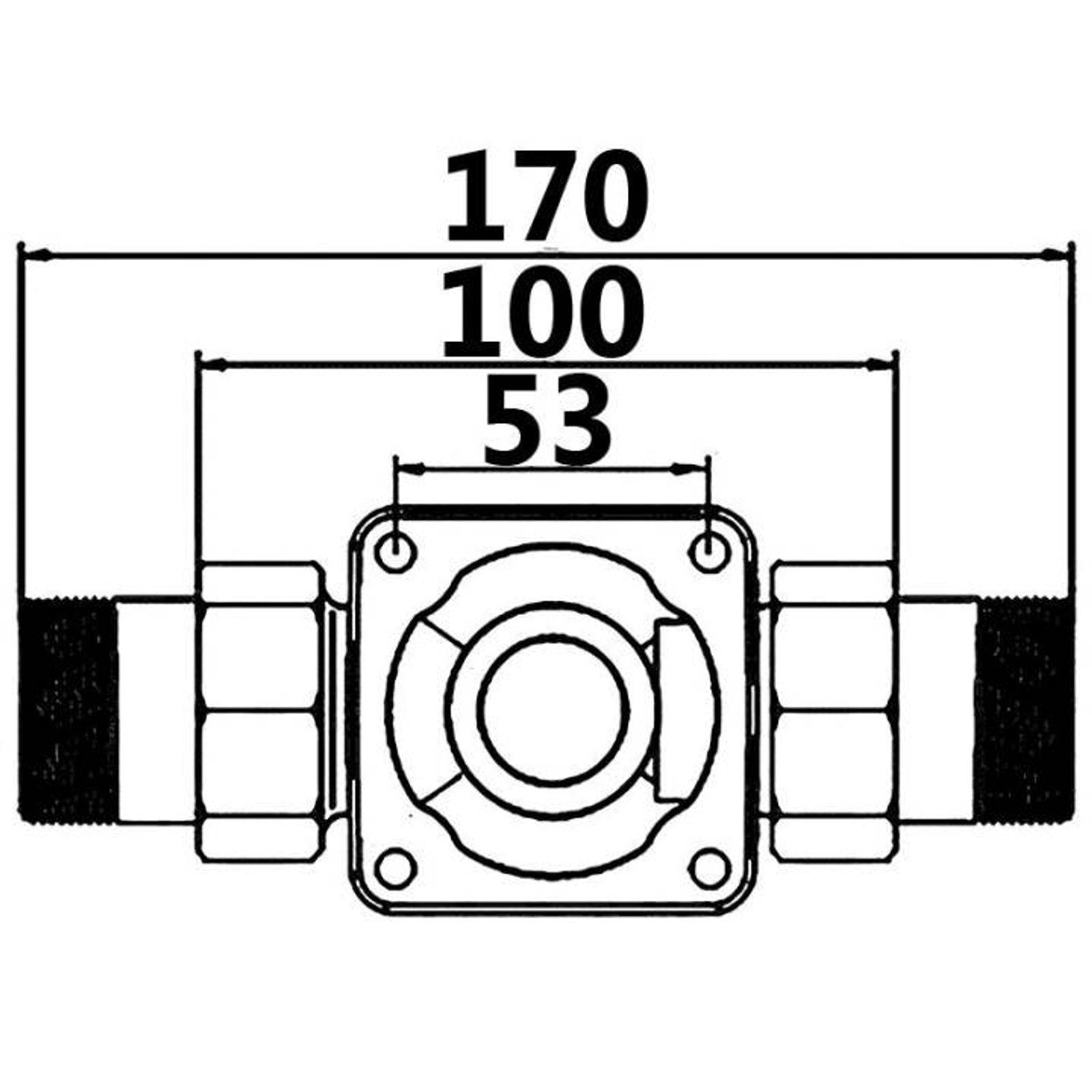 SYR Universalflansch 2315 DN25 1 Zoll – Bild 3 von 3