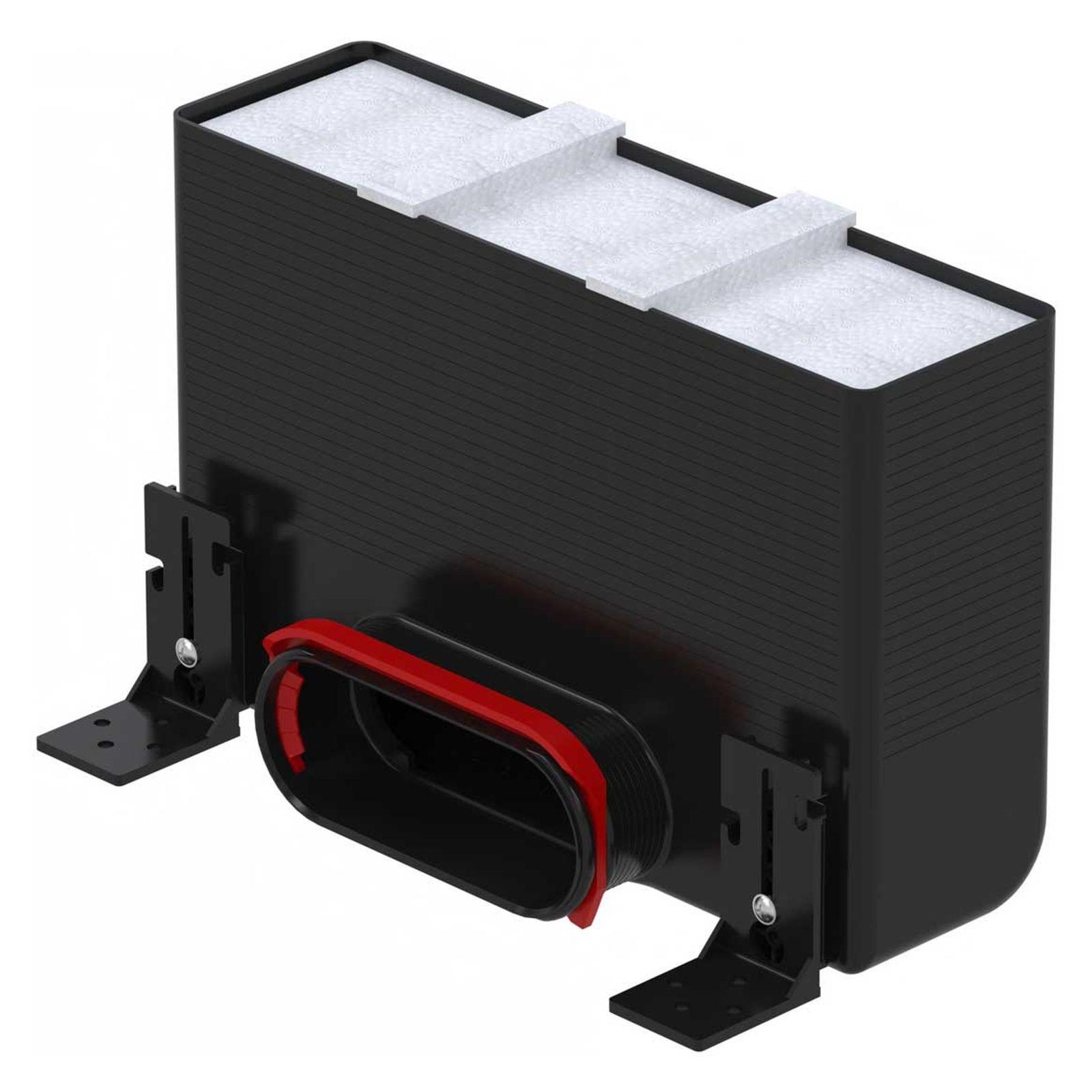 Zehnder Luftdurchlassgehäuse ComfoCase CLF für ComfoTube flat 51, DN125 mit RapidLock-Verbinder