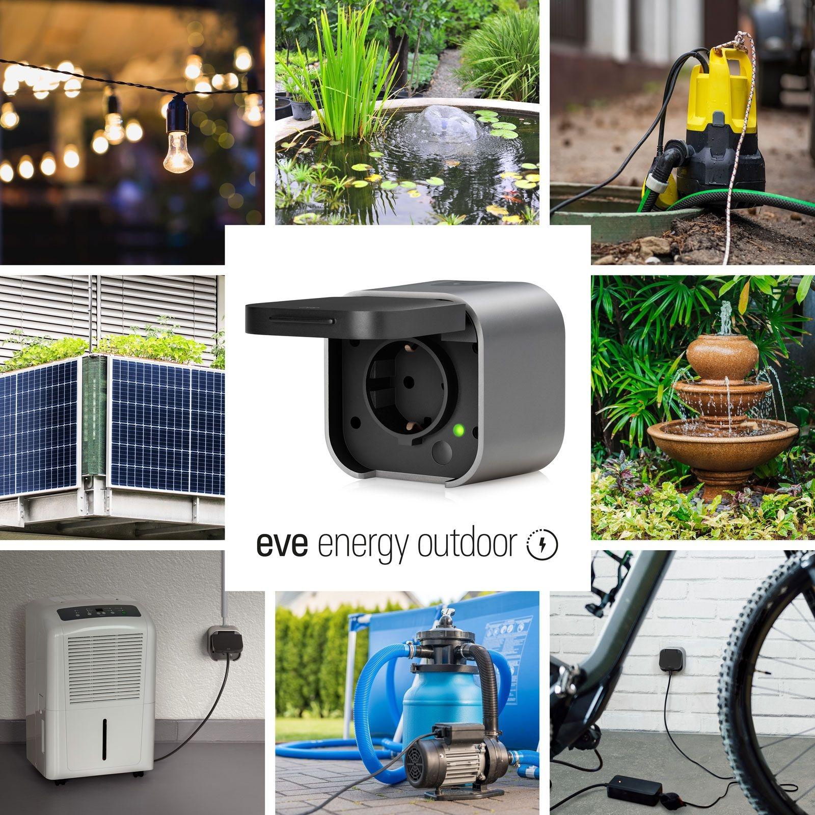 Eve Energy Outdoor - Smarte Außensteckdose mit Verbrauchsmessung – Bild 5 von 12