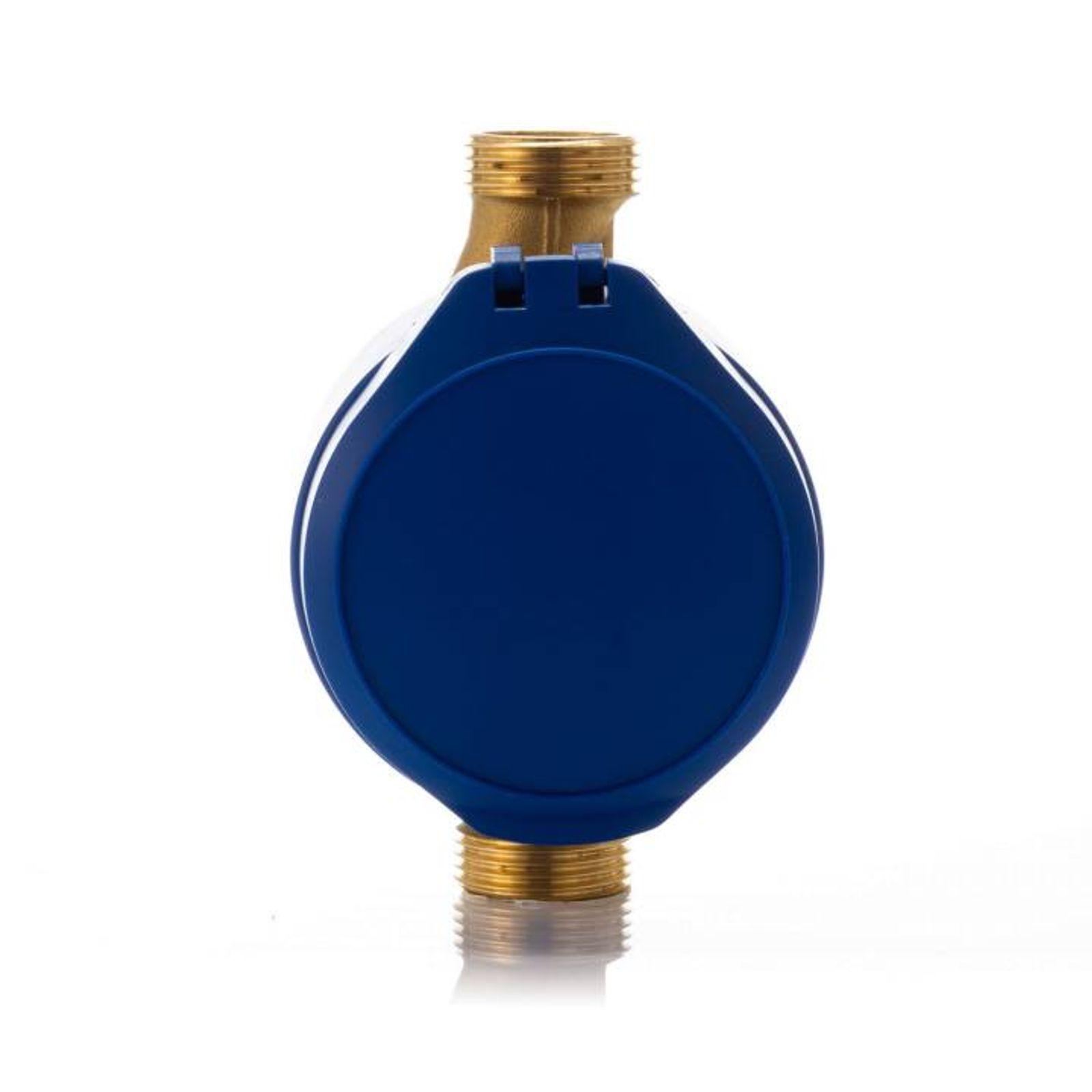 Garten-Wasserzähler Aufputz für Kaltwasser - Set mit Anschlussmaterial - Baulänge 110 mm (B-Ware)