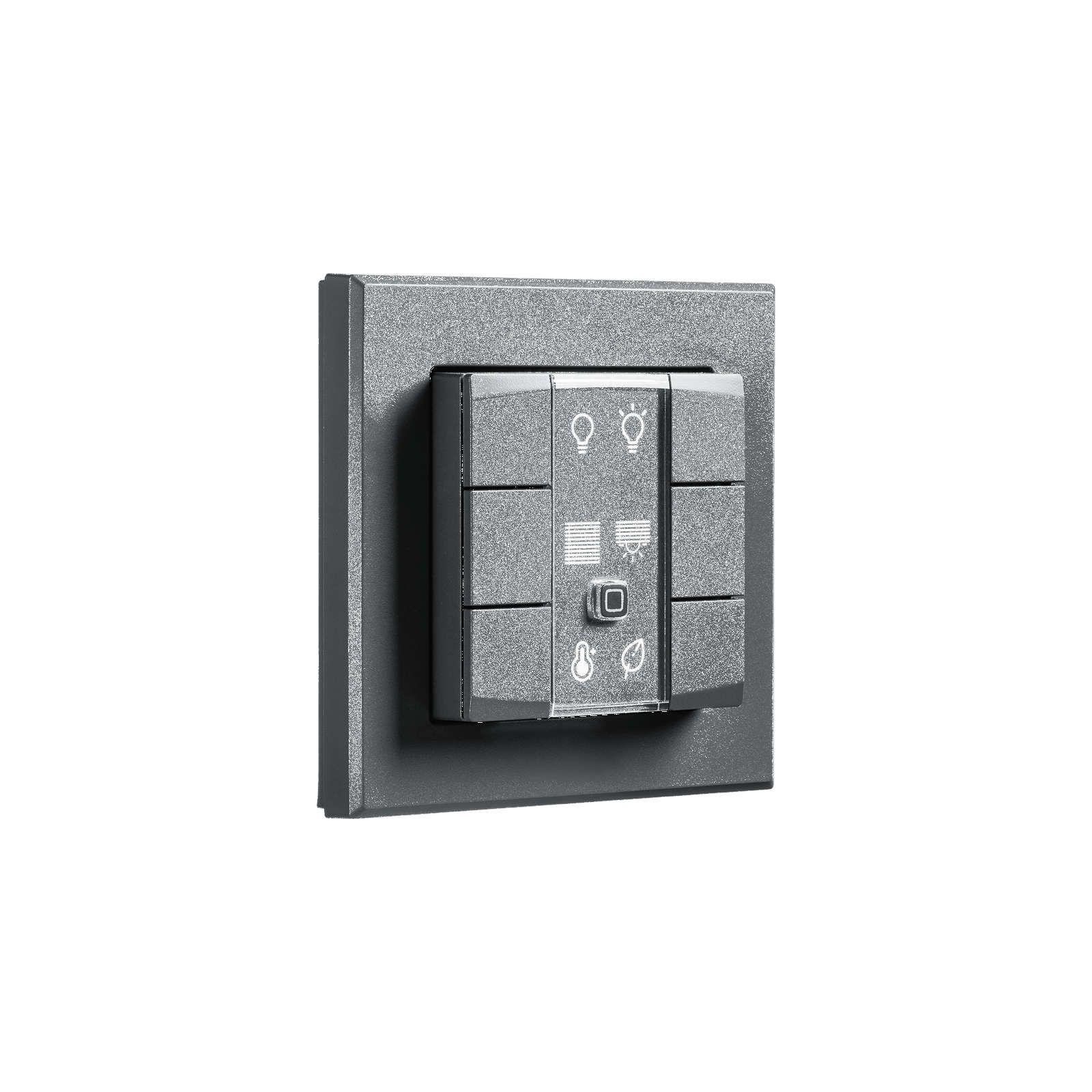 Homematic IP Smart Home Wandtaster HmIP-WRC6 - 6-fach anthrazit – Bild 3 von 8