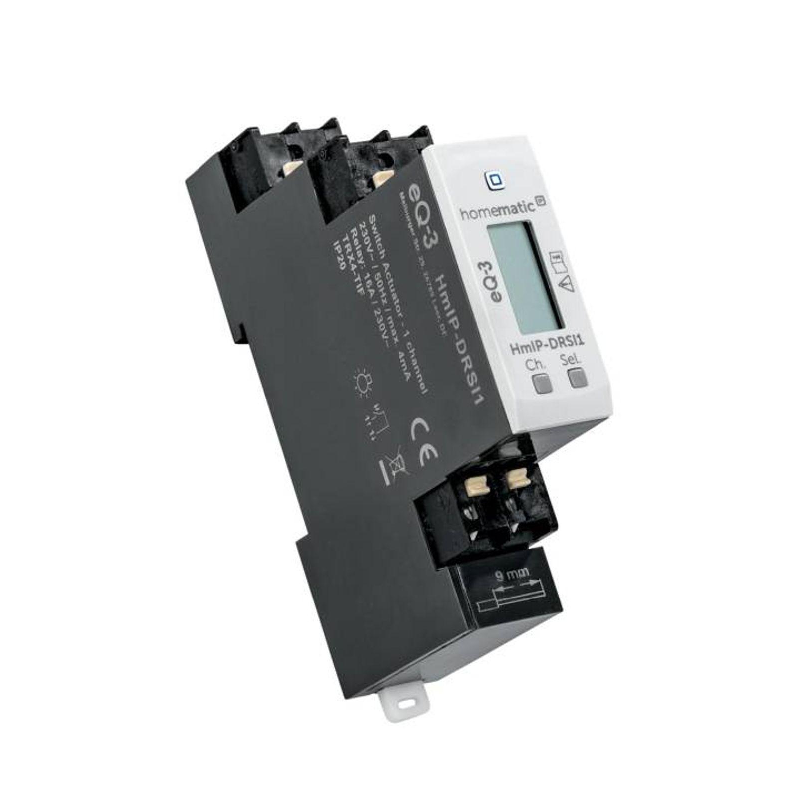 Homematic IP Smart Home Funk-Schaltaktor für Hutschienenmontage, HmIP-DRSI1, 1-fach – Bild 3 von 7