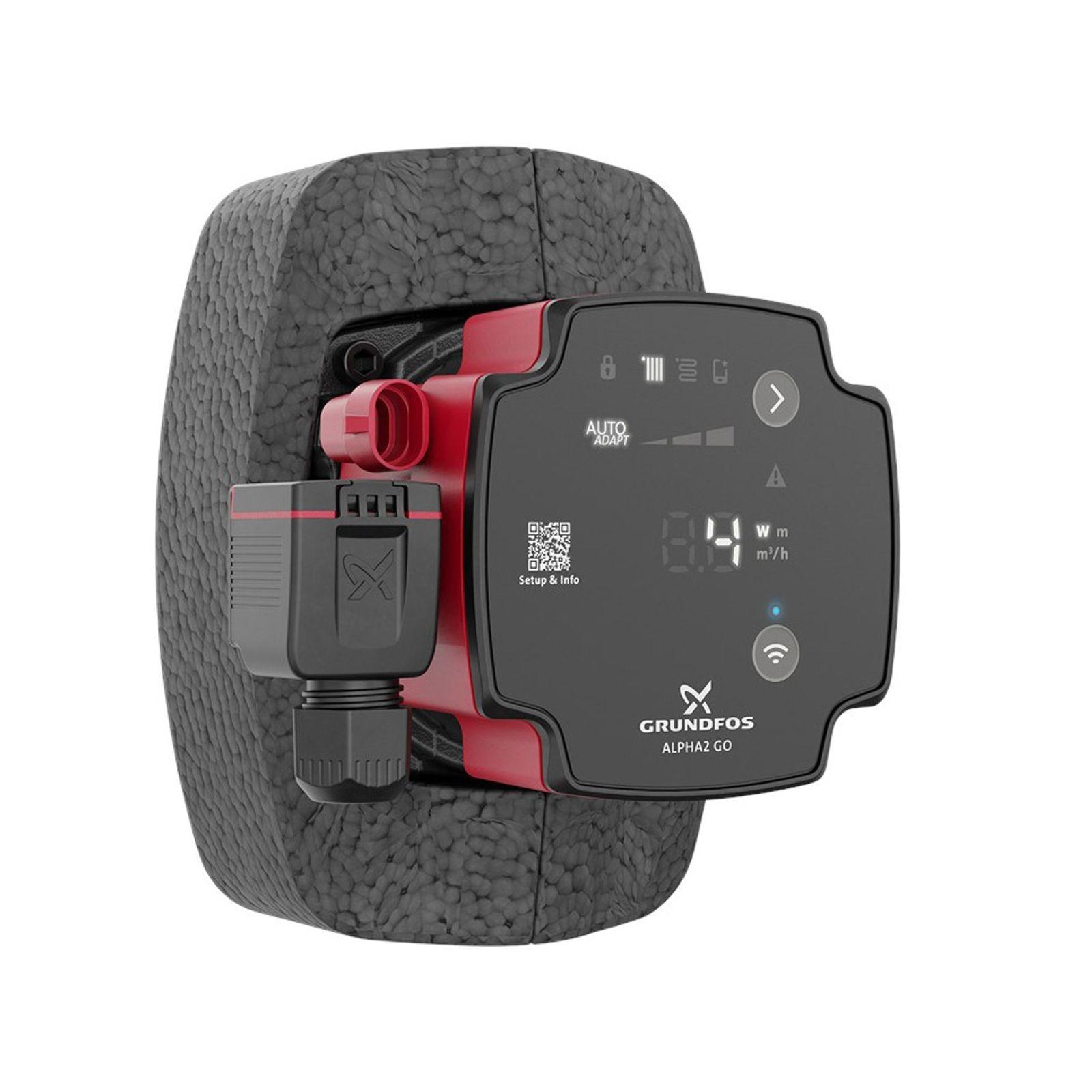 Grundfos Hocheffizienz Umwälzpumpe ALPHA2 GO 25-40 130mm – Bild 3 von 3