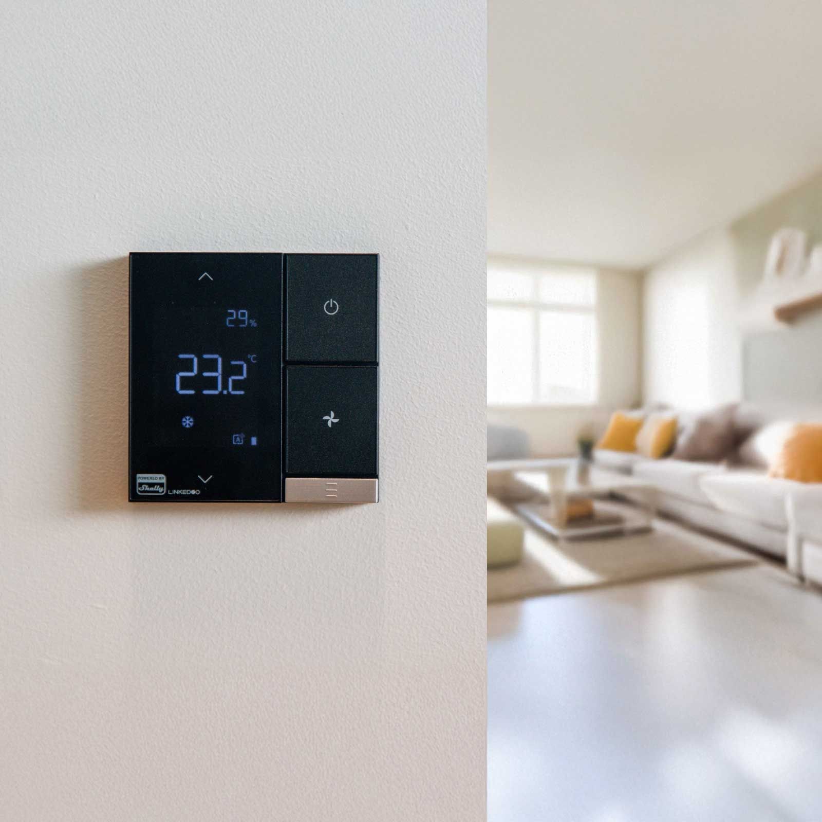Shelly PbS LinkedGo smartes HVAC-Thermostat WLAN BT ST802-B – Bild 10 von 10