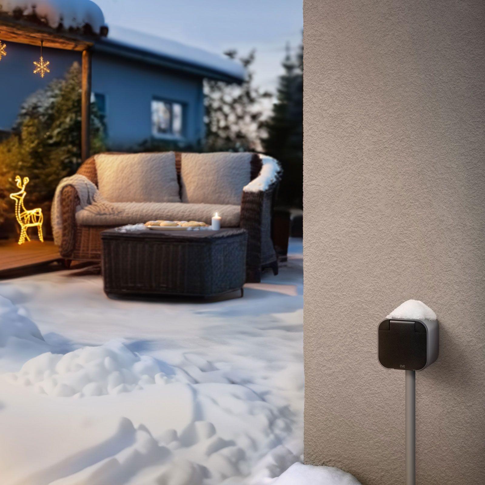 Eve Energy Outdoor - Smarte Außensteckdose mit Verbrauchsmessung – Bild 11 von 12
