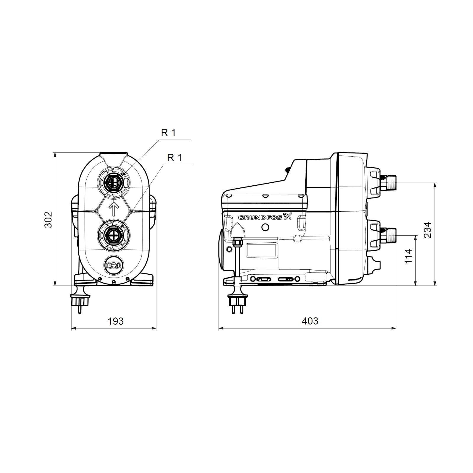 Grundfos Hauswasserwerk SCALA2 3-45 – Bild 6 von 6