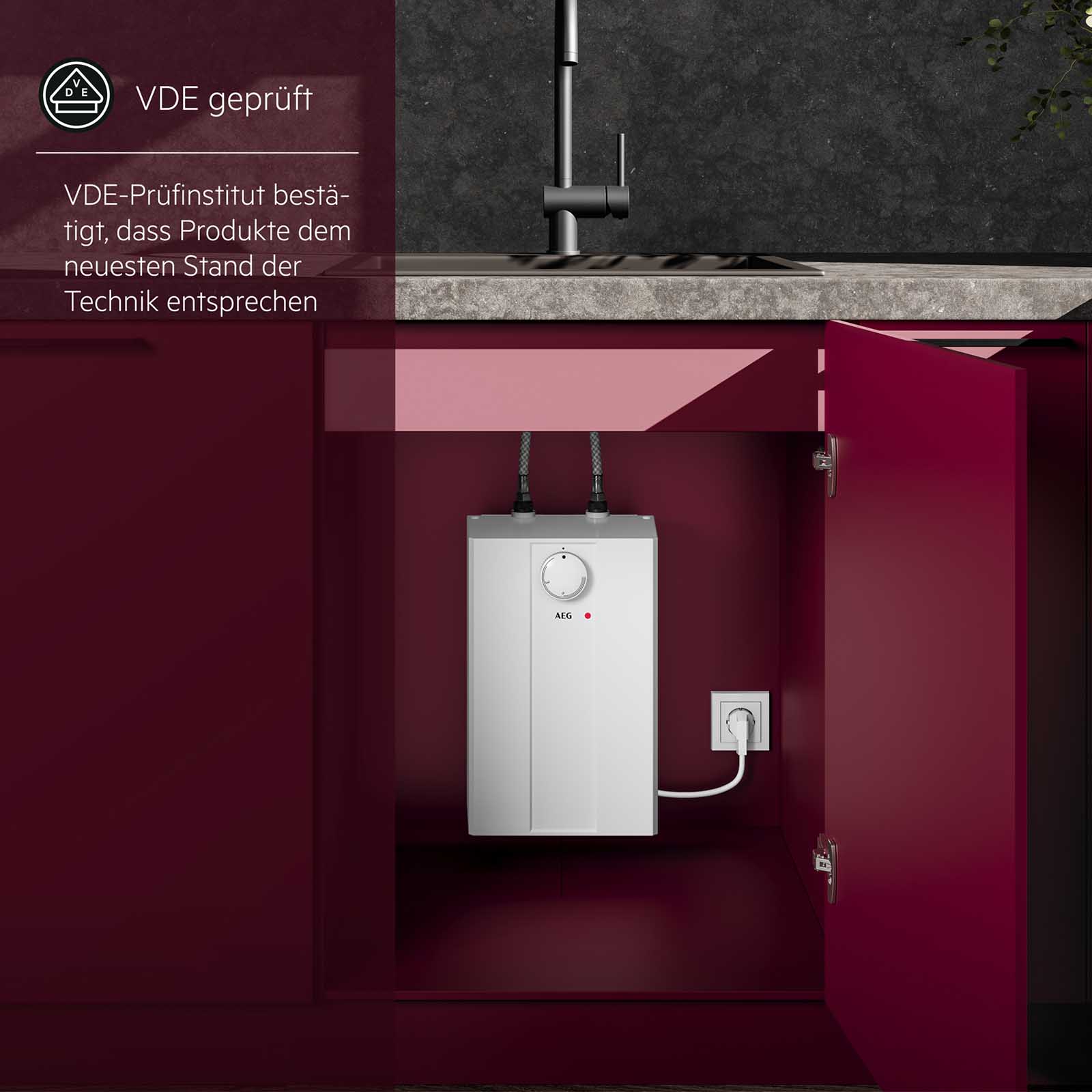 AEG Kleinspeicher Huz 5 Basis Untertisch 5 Liter 2 kw 230 V – Bild 6 von 9