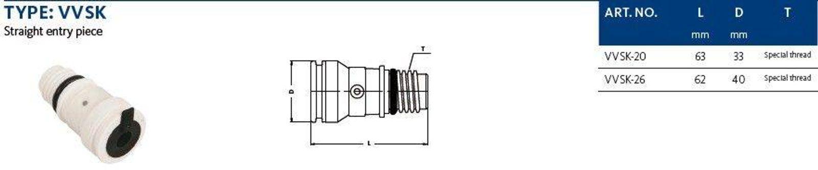 Aluverbund Steckfitting Henco Vision Eingang Verteiler 26 x 3 – Bild 2 von 3