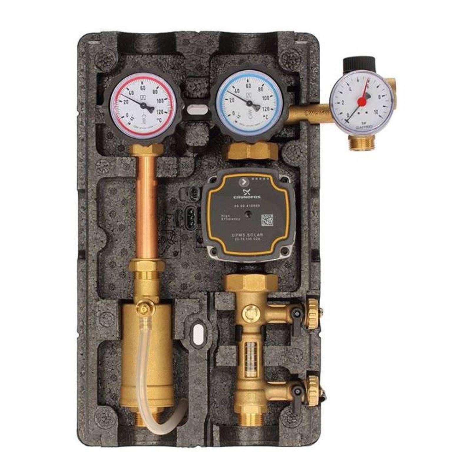 Afriso Solarpumpengruppe PrimoSol 130-4, G ¾, 8-38 l – Bild 3 von 4