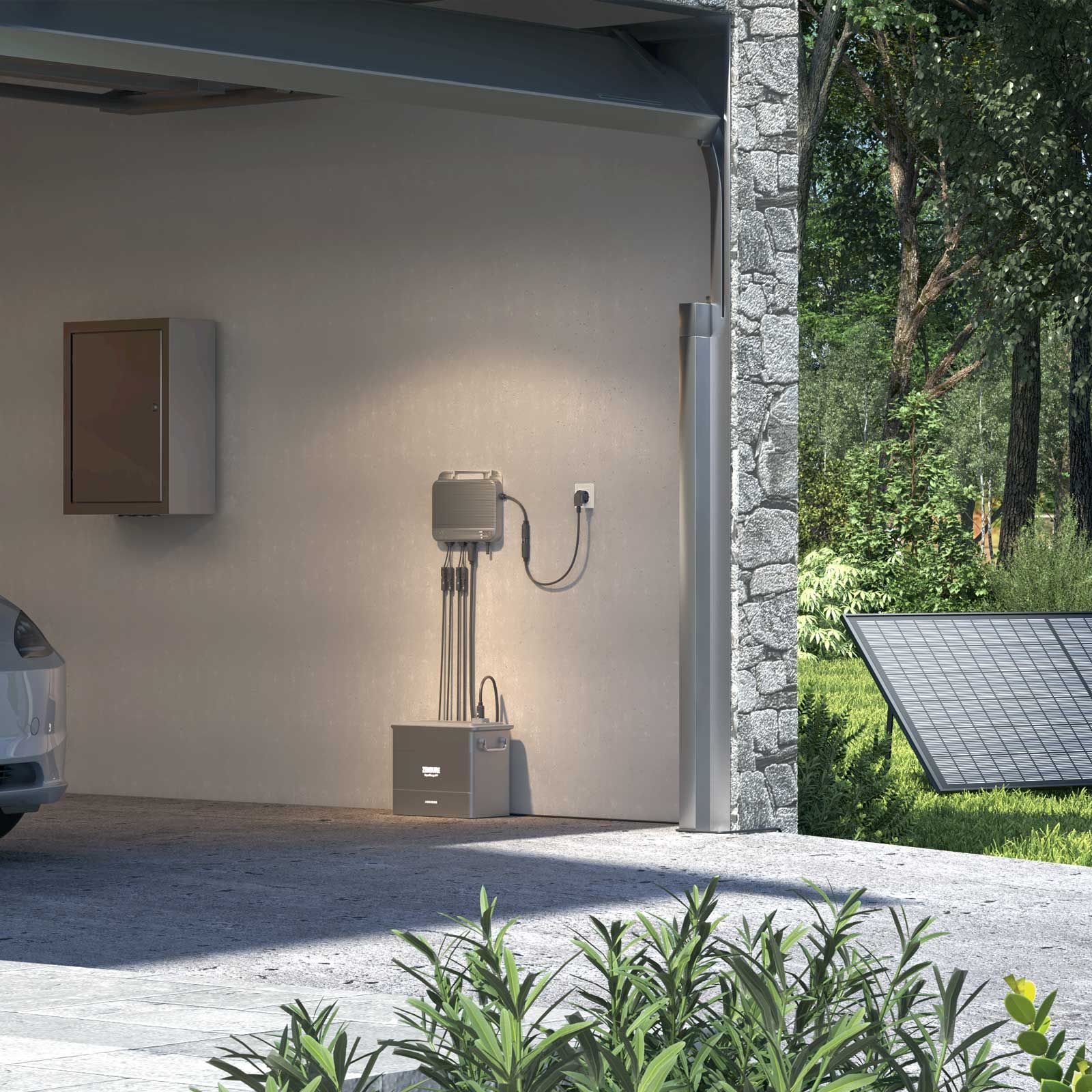 Zendure SolarFlow 800 Hybrid-Mikrowechselrichter 800 W + Zendure AB2000X Batterie 1,92 kWh