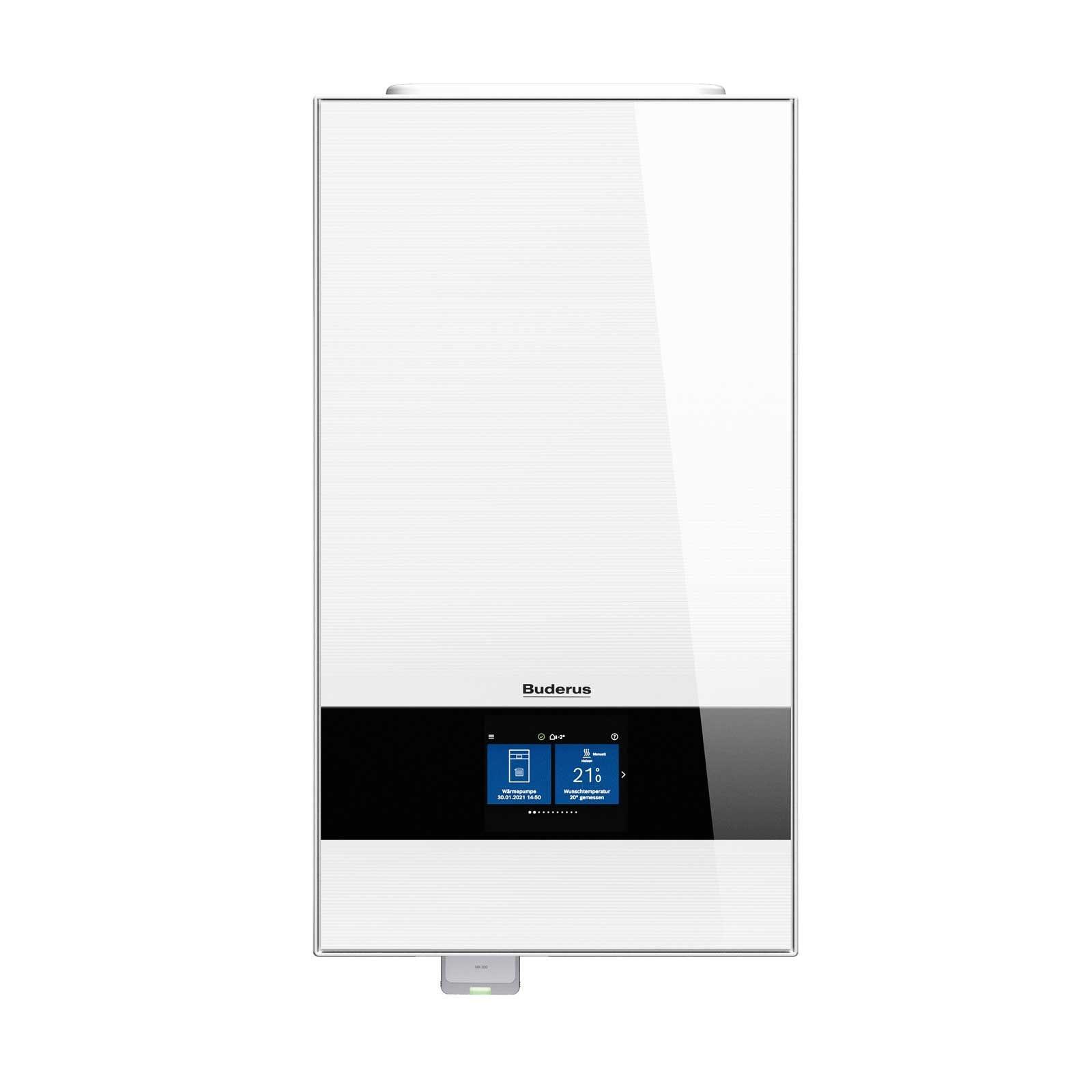 Buderus Luft-Wasser-Wärmepumpe Logaplus M WLW186i-12 AR E weiss – Bild 3 von 5
