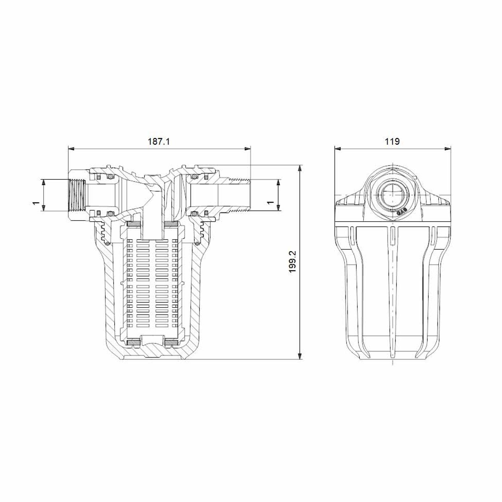 Grundfos Saugfilter für Scala1 und Scala2 auswaschbar – Bild 2 von 2