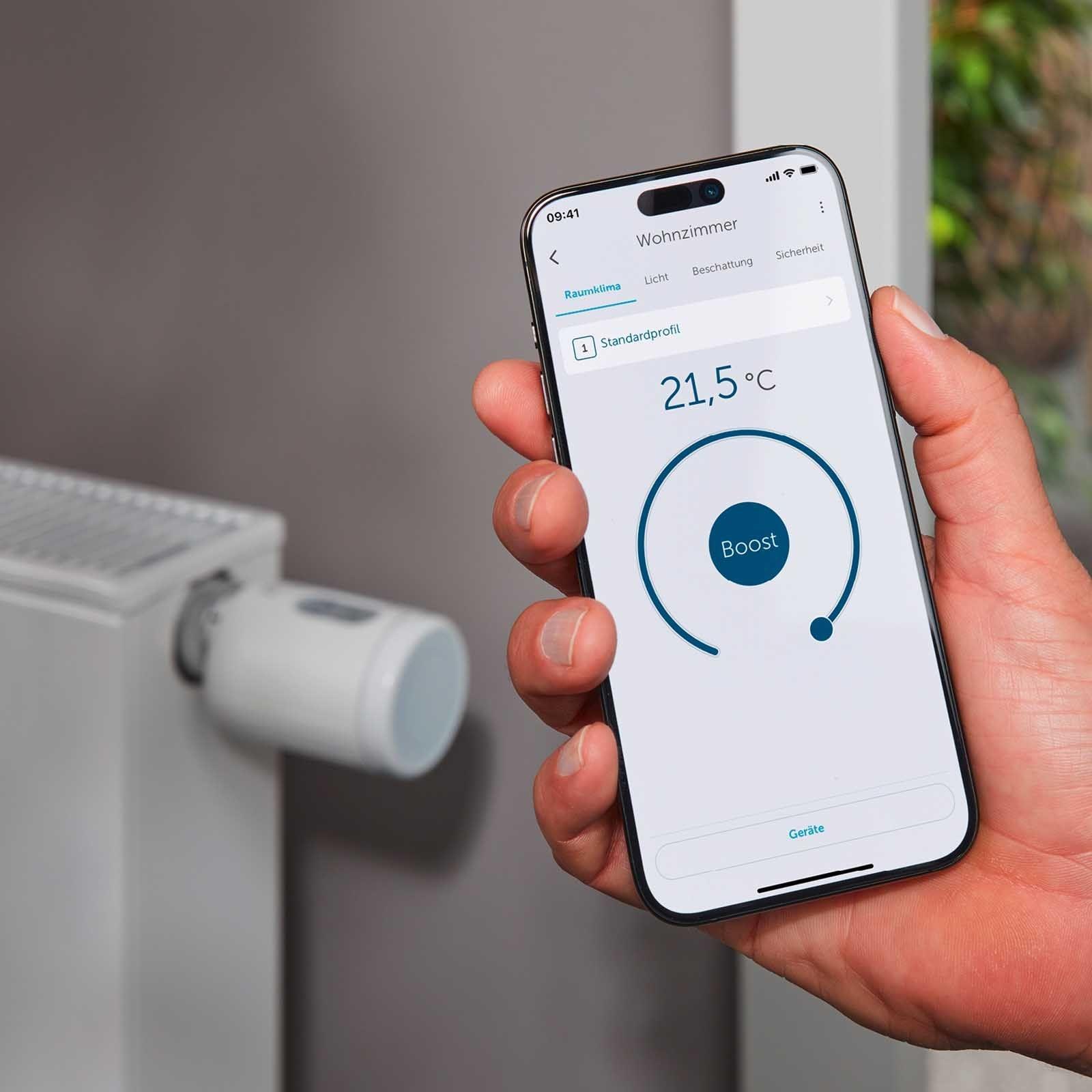 Homematic IP Smart Home Heizkörperthermostat pure HmIP-eTRV-3 – Bild 16 von 18