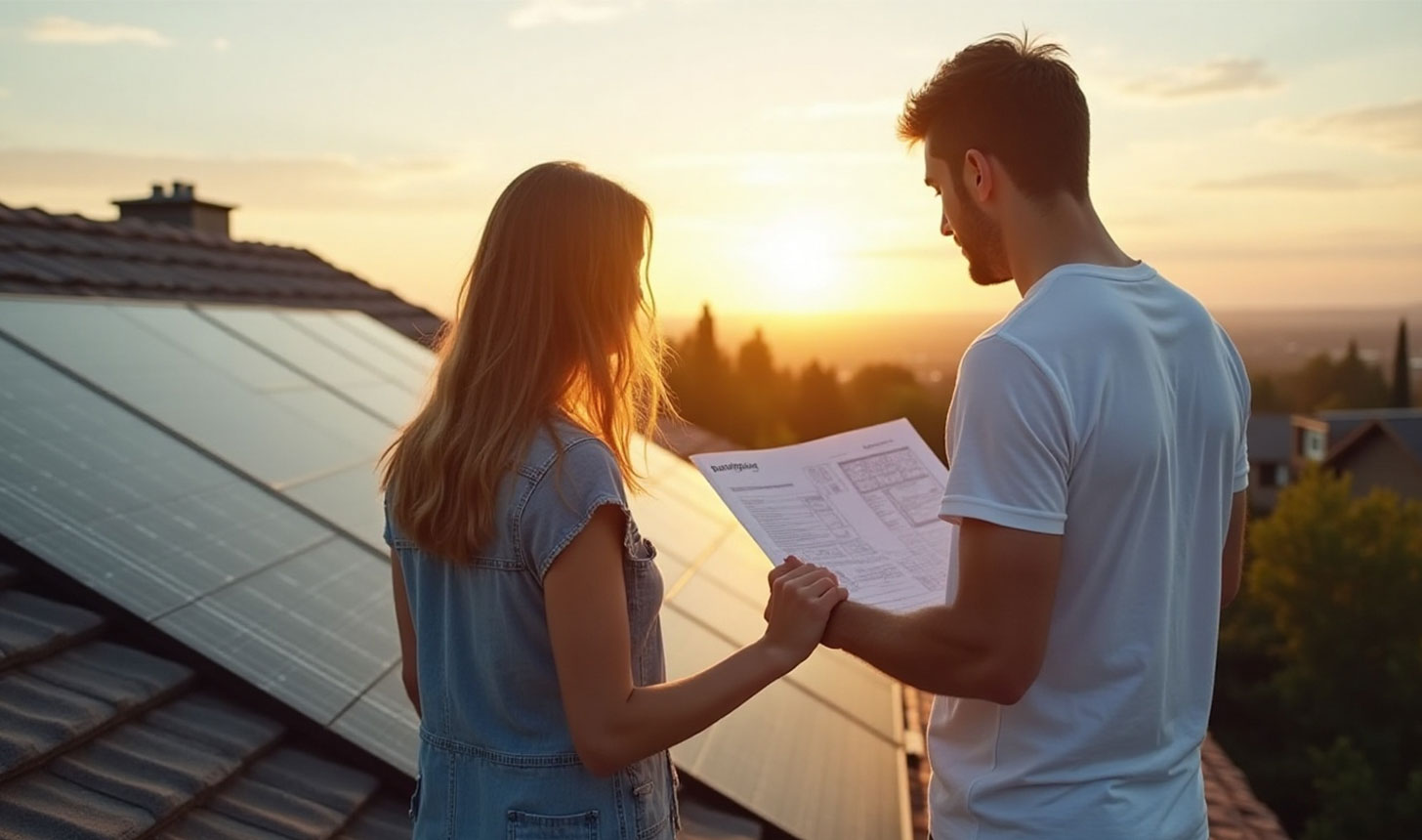 Pärchen plant PV-Anlage