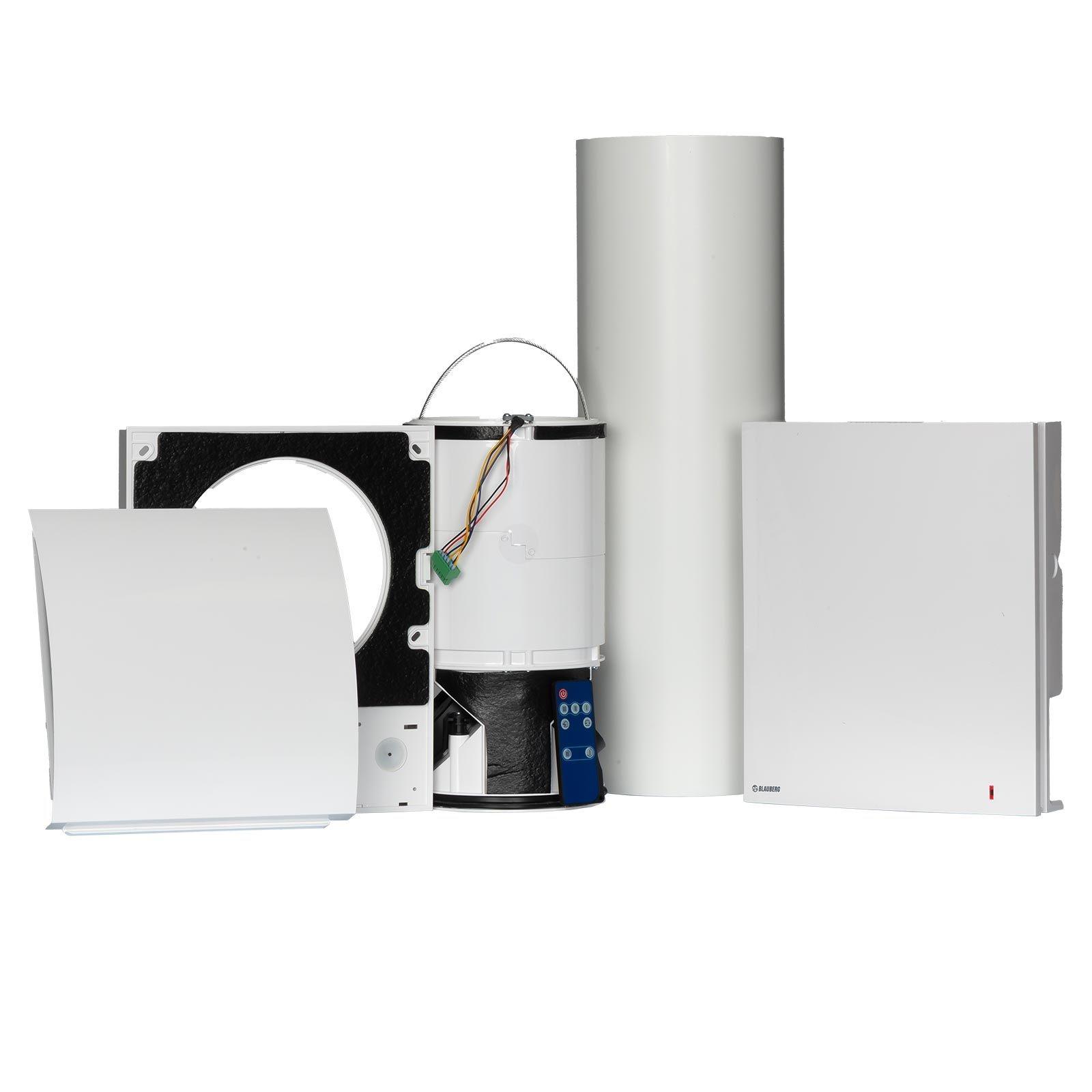 Blauberg Komplettset dezentrales Lüftungsgerät VENTO Expert DUO A30-1 W V.2 weiße Innenblende, WLAN, DN 160 – Bild 3 von 8