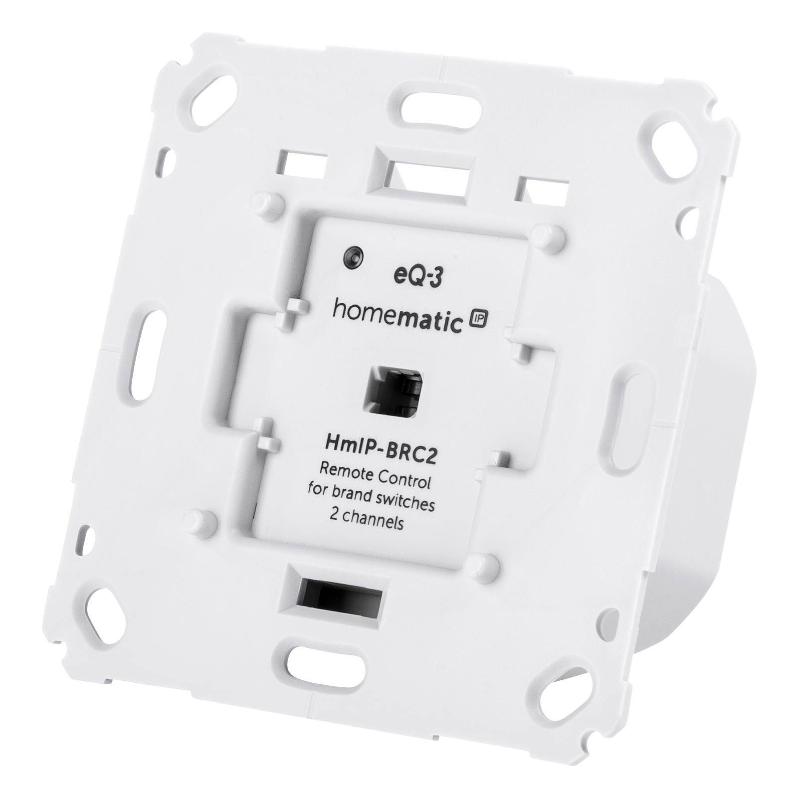 Homematic IP Smart Home Wandtaster HmIP-BRC2 für Markenschalter - 2-fach – Bild 2 von 9