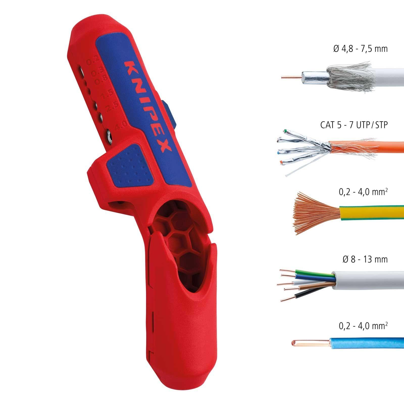 KNIPEX ErgoStrip® Universal-Abmantelungswerkzeug – Bild 3 von 20