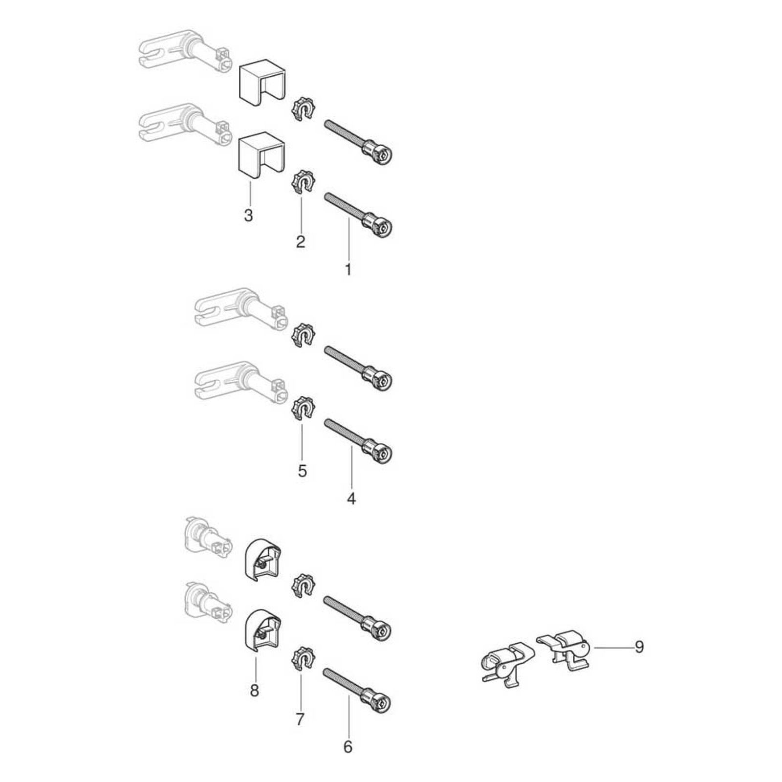 Geberit Duofix Set Wandanker für Einzel- und Systemmontage – Bild 2 von 3
