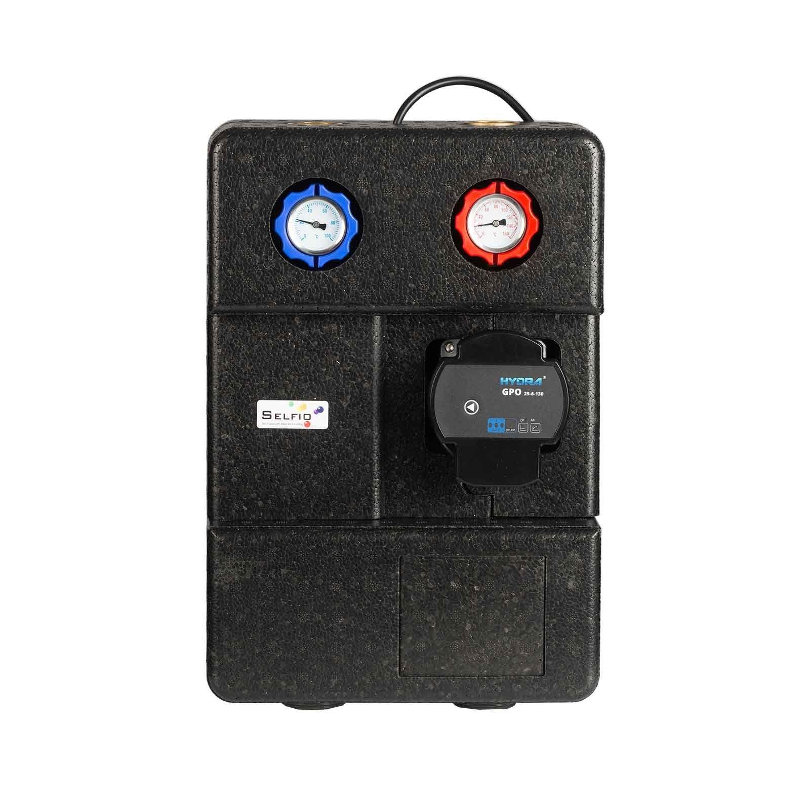 Wärmepumpenpaket alpha innotec LWDV 91-1/3-HDV 9-1/3 mit 300 Liter BWS und 100 Liter TPS, Bodenkonsole – Bild 9 von 9