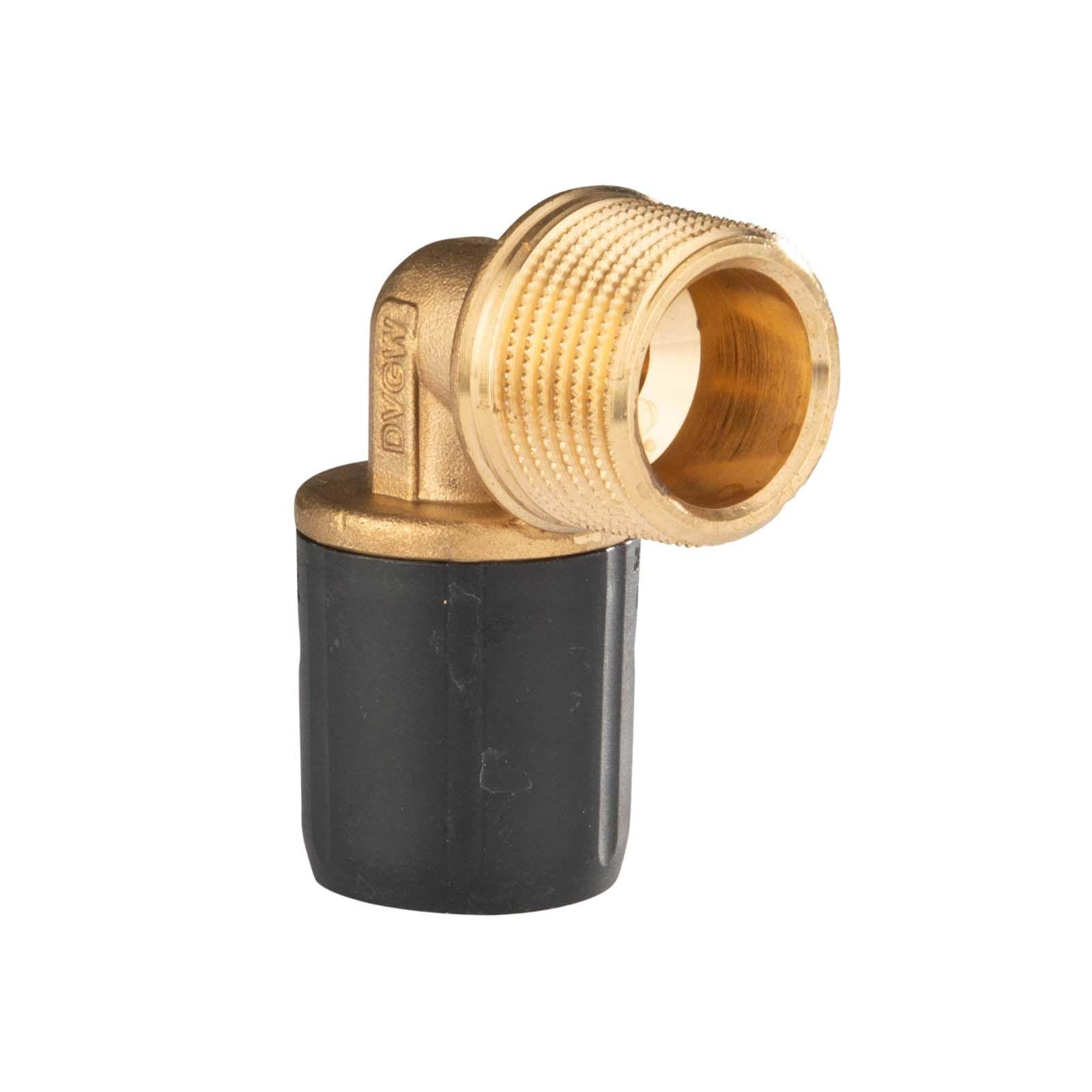 Selfio-Steck Aluverbund Steckfitting Winkel 90 Grad Aussengewinde 16 x 2 - 3/4" DVGW – Bild 2 von 2