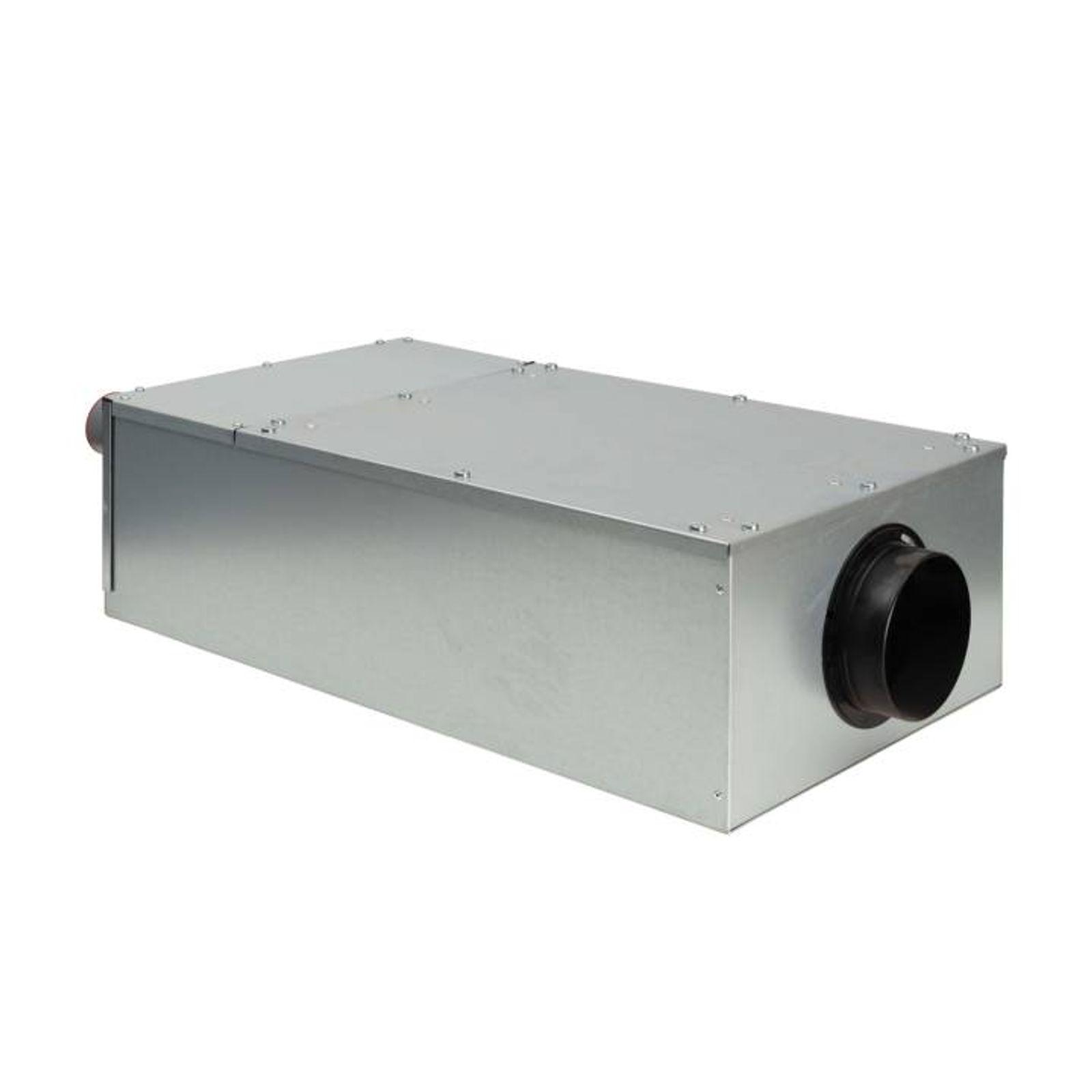 12-fach Luftverteiler mit integriertem Schalldämpfer für DN 50 Kunststoff-Flexkanal Anschluss DN 160 – Bild 3 von 3
