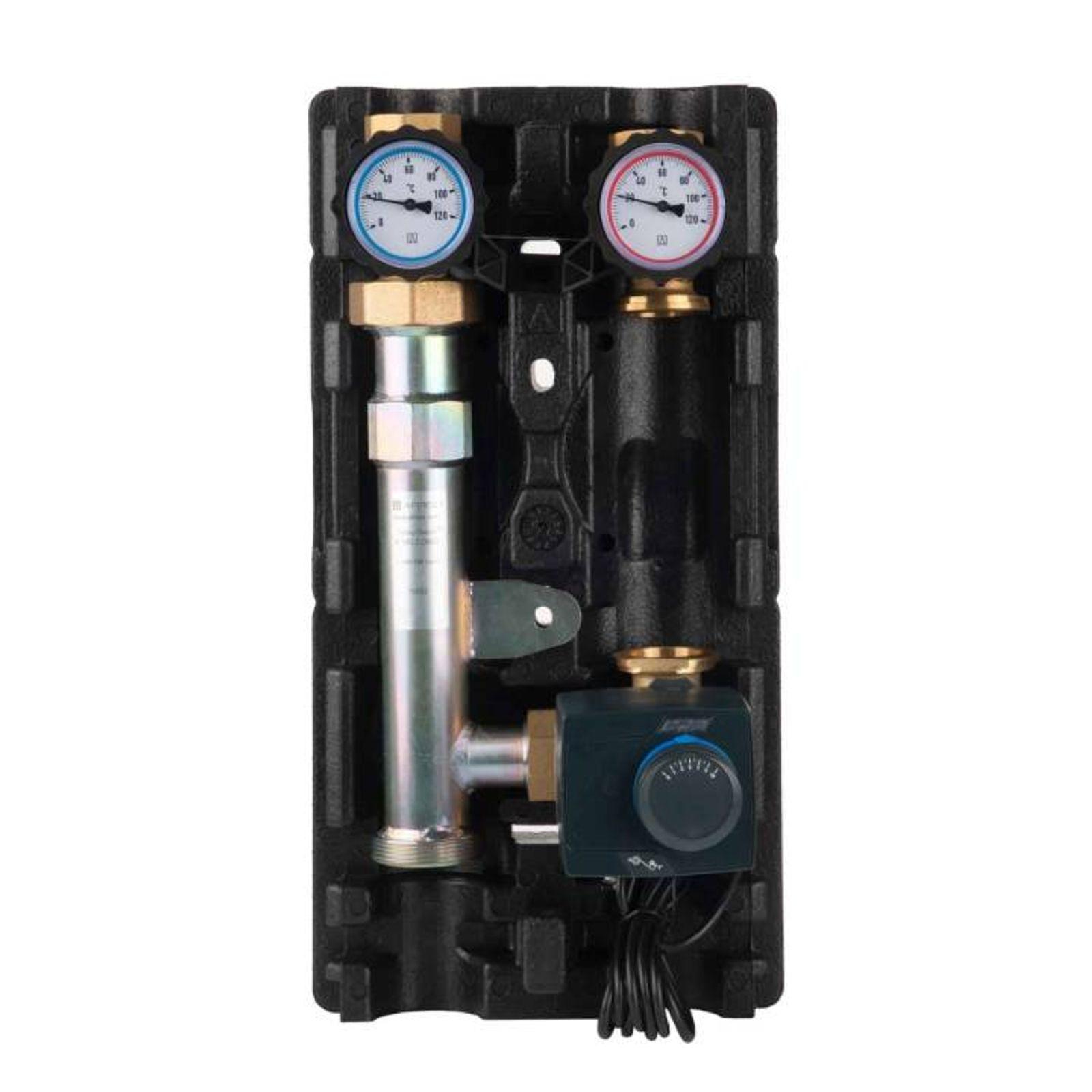Afriso Heizungspumpengruppe PrimoTherm K 180-2 DN 32 KVS Vario mit 3-Wege-Mischer für gemischte Heizkreise – Bild 2 von 3