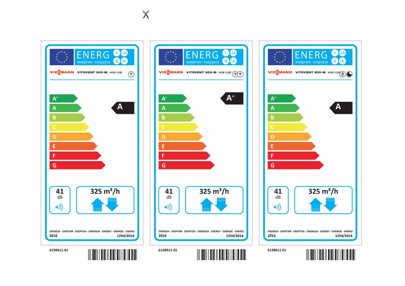 VIESSMANN Vitovent 300-W, Typ H32E C400 (R) Zentrales Wohnungslüftungs-System Enthalpie – Bild 2 von 2